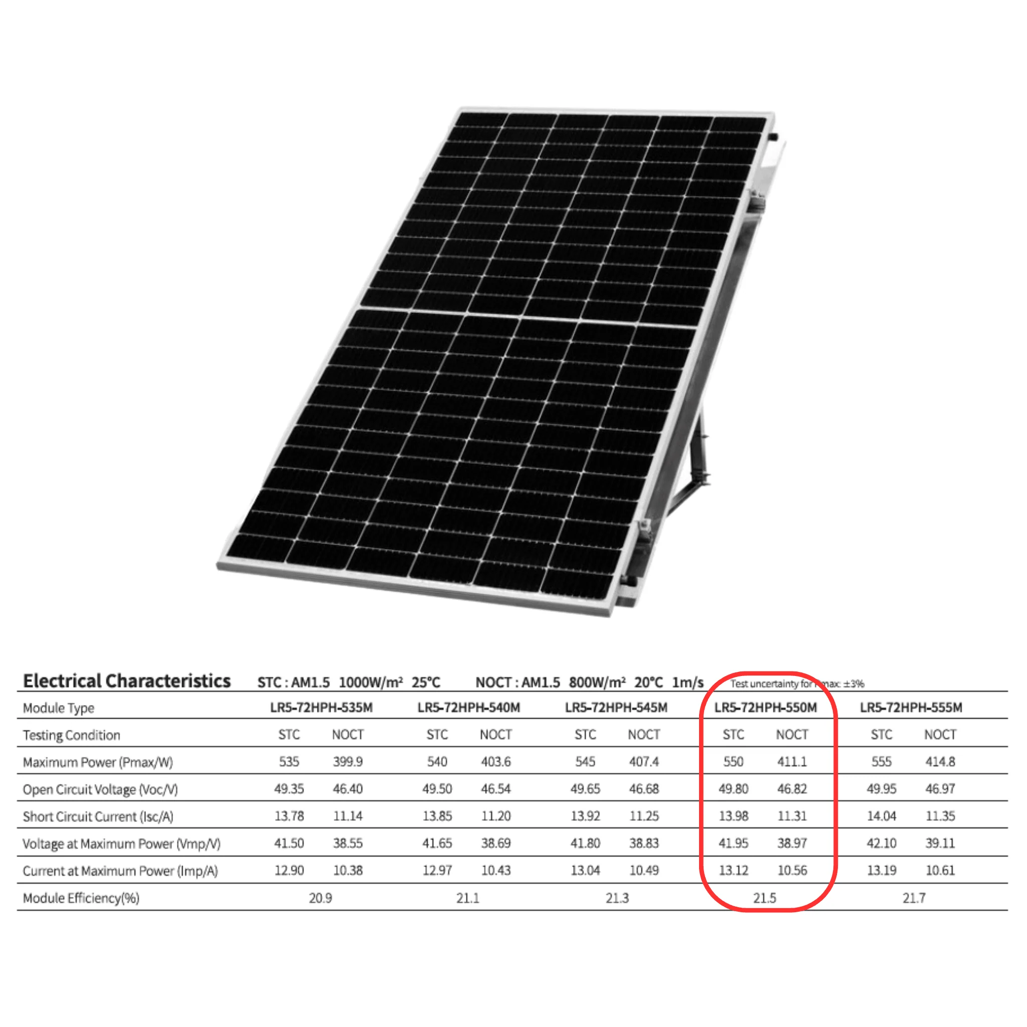 LONGi Hi-MO5 31 Pallet Of 550W Solar Panels - 144 Cell MC4 Silver - White 35mm, 1400mm Cables - Image 11
