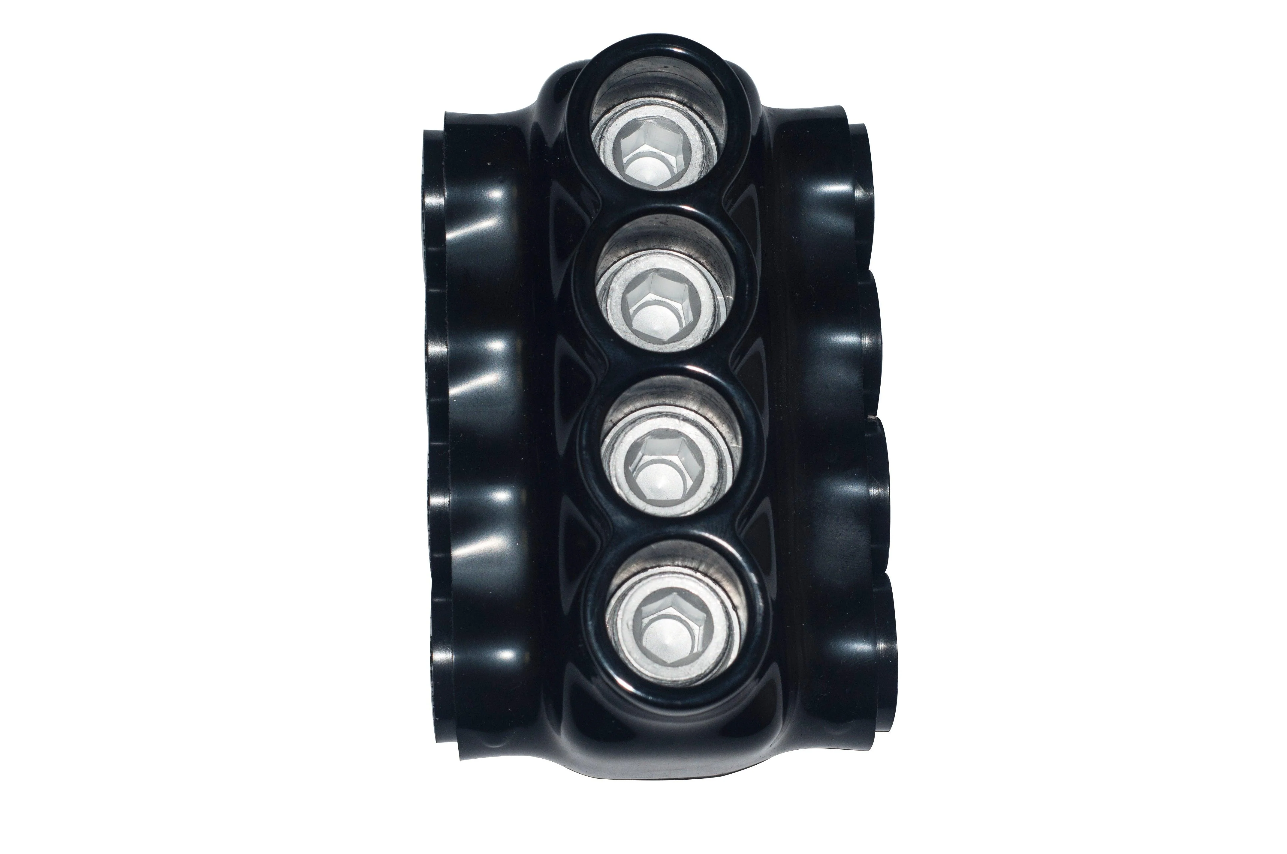 4 Pin Bus Bar Insulated Connector - Dual Sided Threading Multi Cable Connector | For Aluminum Copper Wire - Image 8
