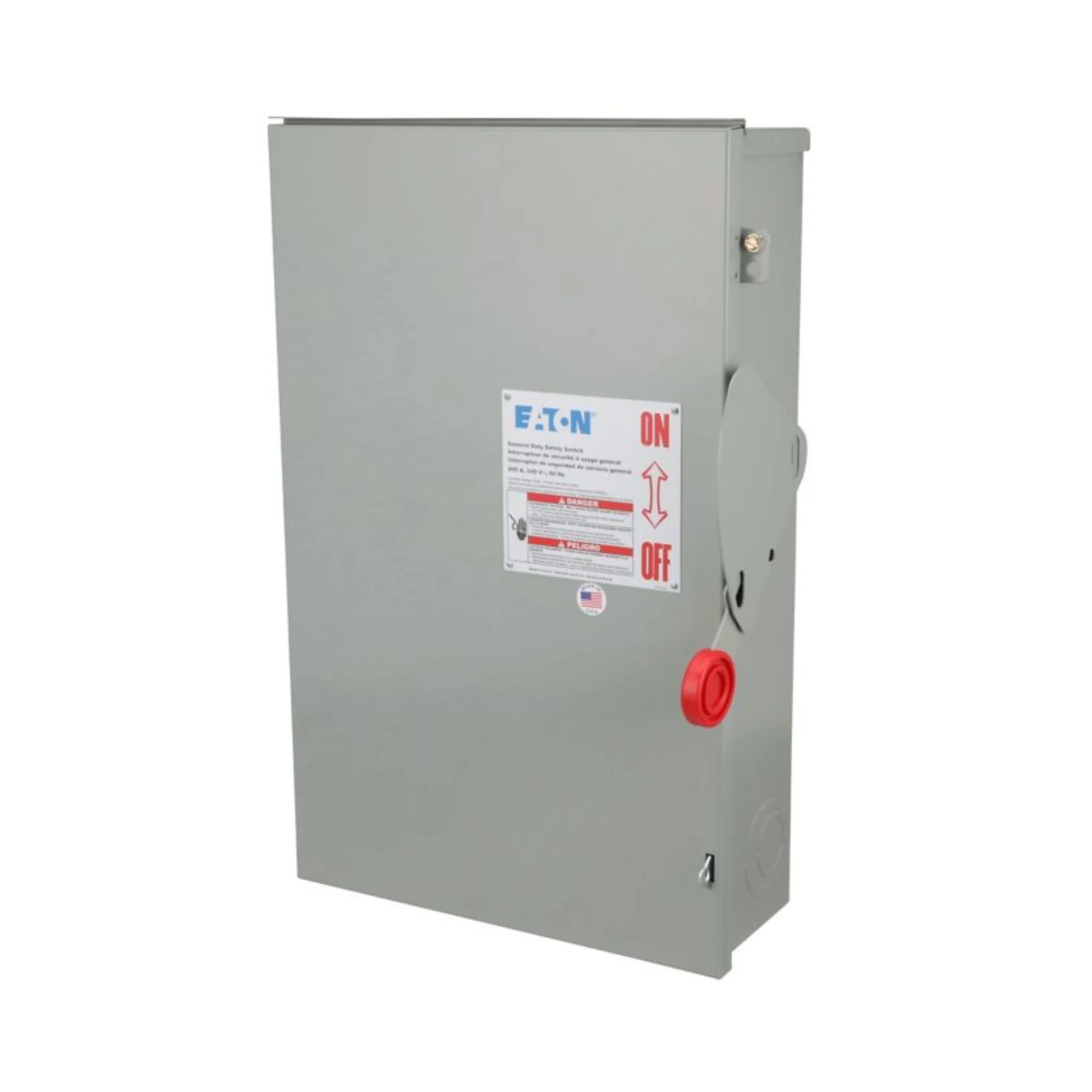 AC Disconnect Switch | 60A, 100A,200A | Eaton General Duty Cartridge Fuse Safety Switch - NEMA 3R Enclosure | Painted Galvanized Steel | Fusible With Neutral | Class H Fuse | UL Listed - Image 13