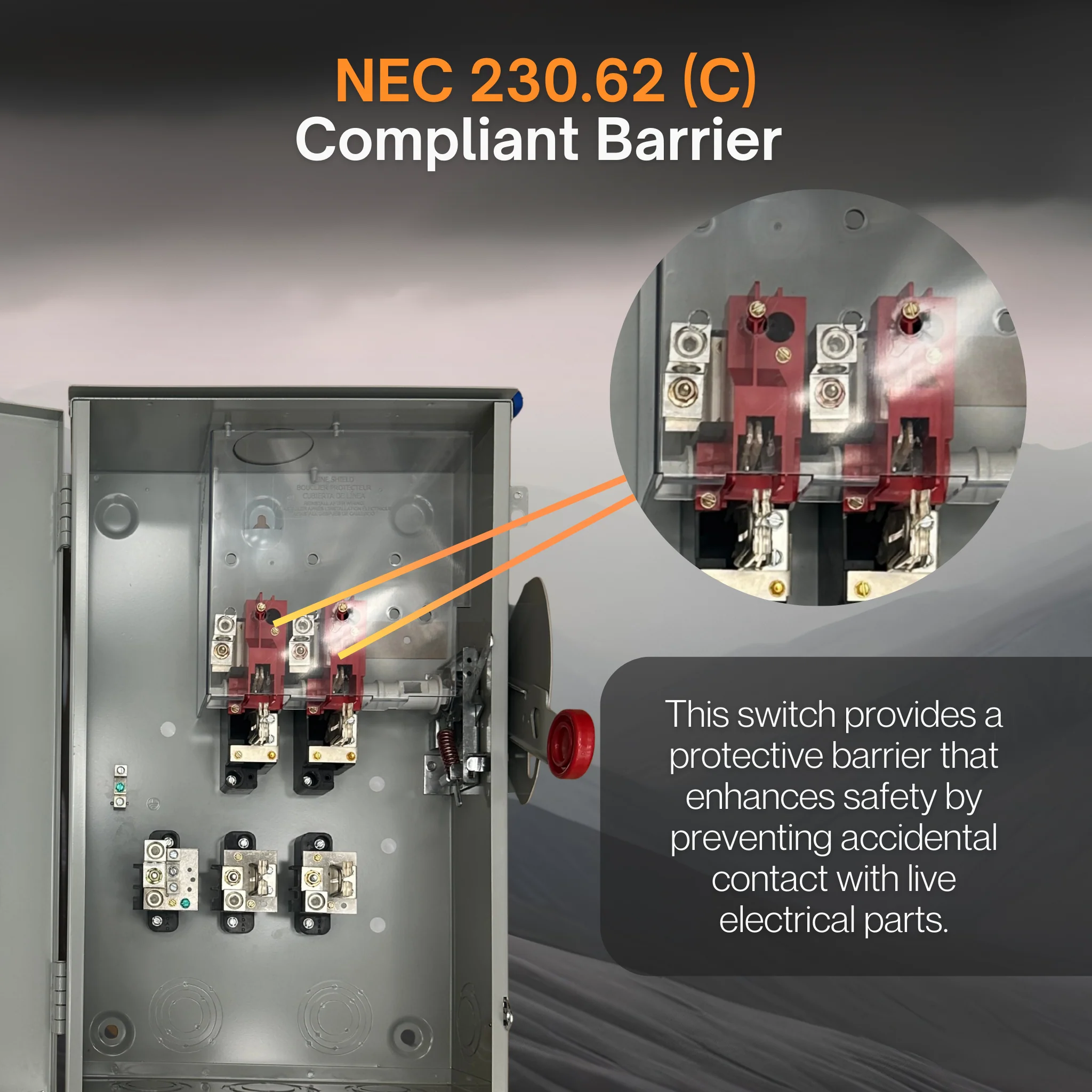 AC Disconnect Switch | 60A, 100A,200A | Eaton General Duty Cartridge Fuse Safety Switch - NEMA 3R Enclosure | Painted Galvanized Steel | Fusible With Neutral | Class H Fuse | UL Listed - Image 5