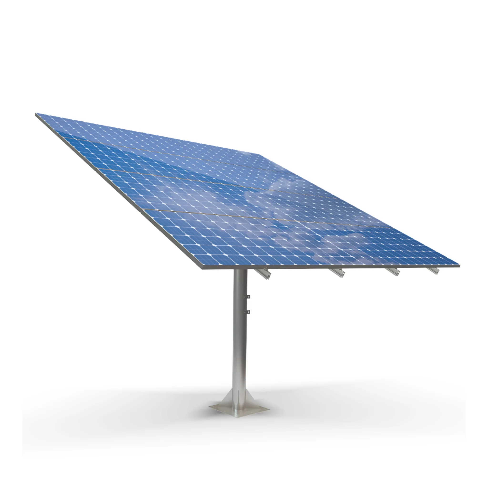 Elios Arbora P8 Pole Mount System – Holds 8 Large Solar Panels | 15°~70° Tilt Angle | 1.4kN/m² Snow Load | 55m/s Wind Speed Rating - Image 3