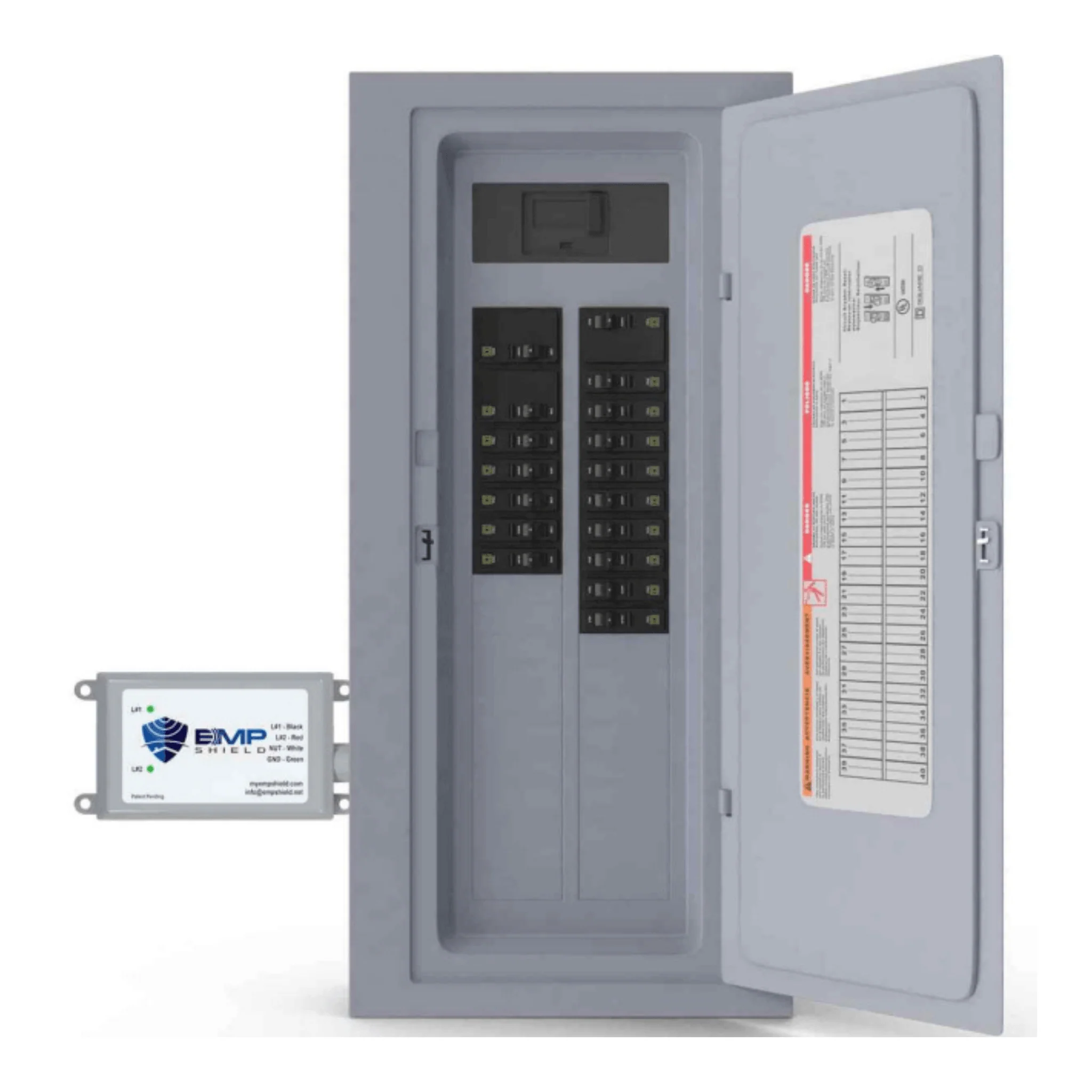 EMP Shield Single Phase 120/240 Volt - Home EMP | Lightning Protection Plus CME Defense | W/ Concealed Model | Remote LED - Image 2