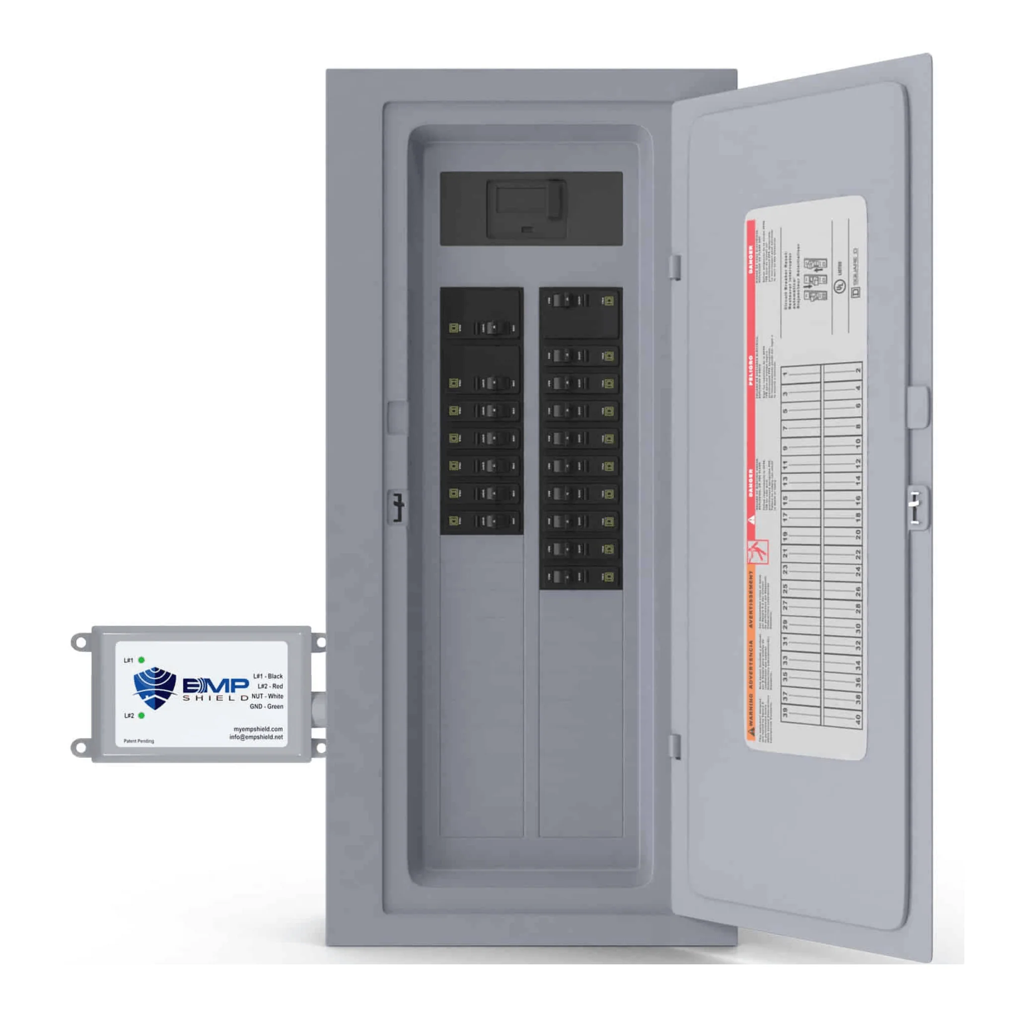 EMP Shield Single Phase 120/240 Wired - Home EMP | Lightning Protection Plus CME Defense | W/ Power Surges & Smart Meter Fire Protection | Remote LED - Image 2