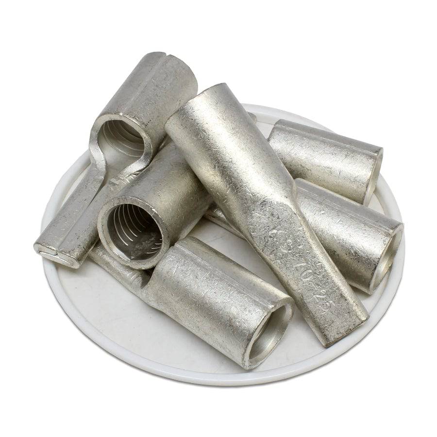 Non-Insulated Pin Terminals - Tin Plated Copper - 2/0 AWG, 4/0 AWG, 2 AWG, 4 AWG - High Conductivity Electrical Connectors - Image 3