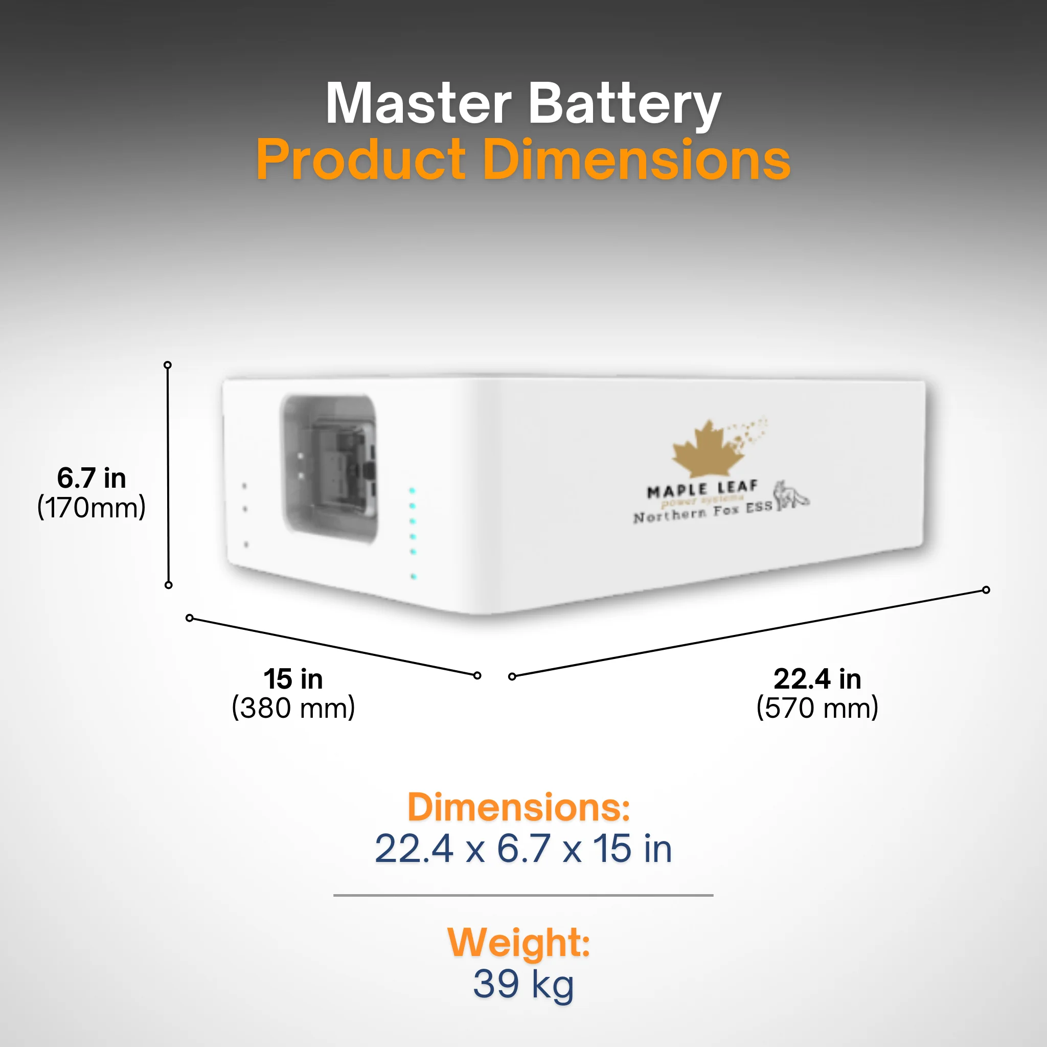 Maple Leaf Northern Fox FLEX Hybrid Solar Inverter & Modular Battery Kits | 9.6kW or 11.4kW Inverter | 8kW to 28kW Expandable Energy Storage System | Optional Fox ESS Hub G2 Smart Energy Management - Image 15