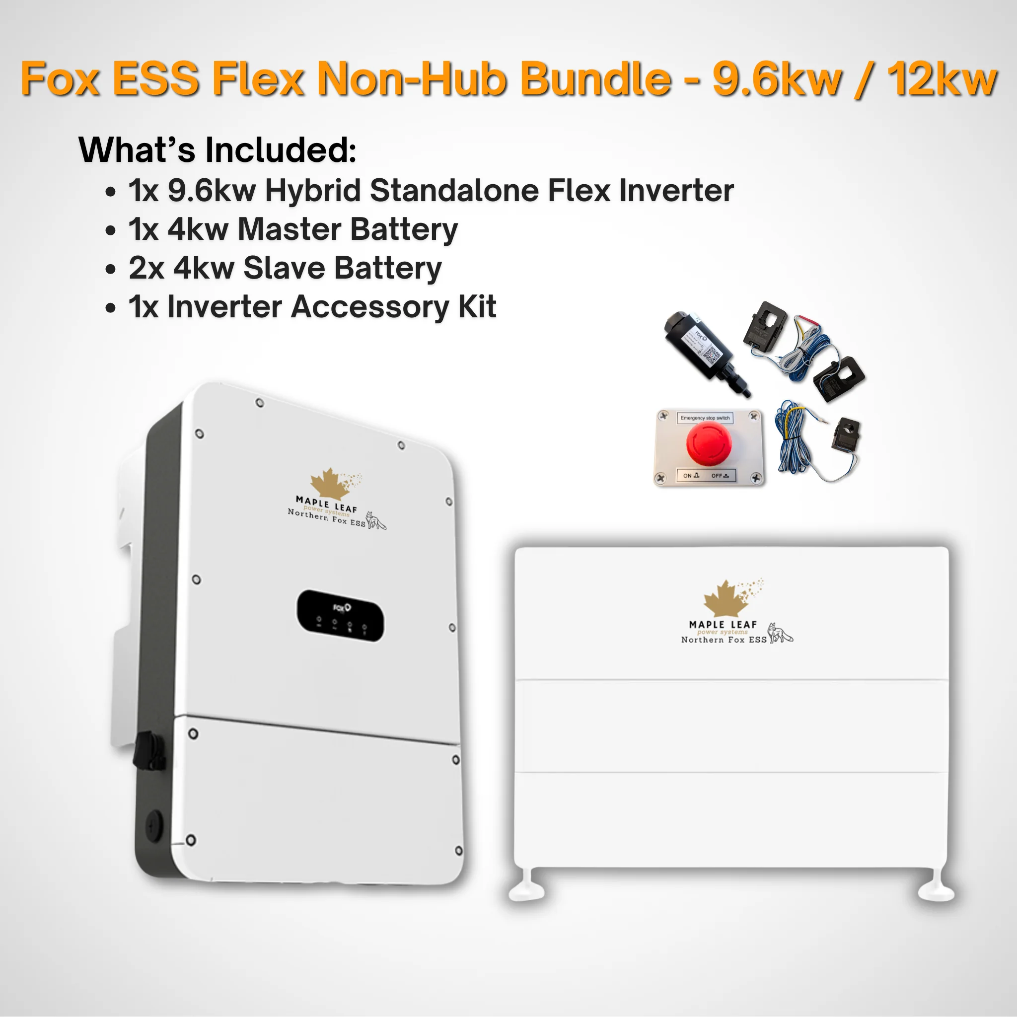 Maple Leaf Northern Fox FLEX Hybrid Solar Inverter & Modular Battery Kits | 9.6kW or 11.4kW Inverter | 8kW to 28kW Expandable Energy Storage System | Optional Fox ESS Hub G2 Smart Energy Management - Image 31