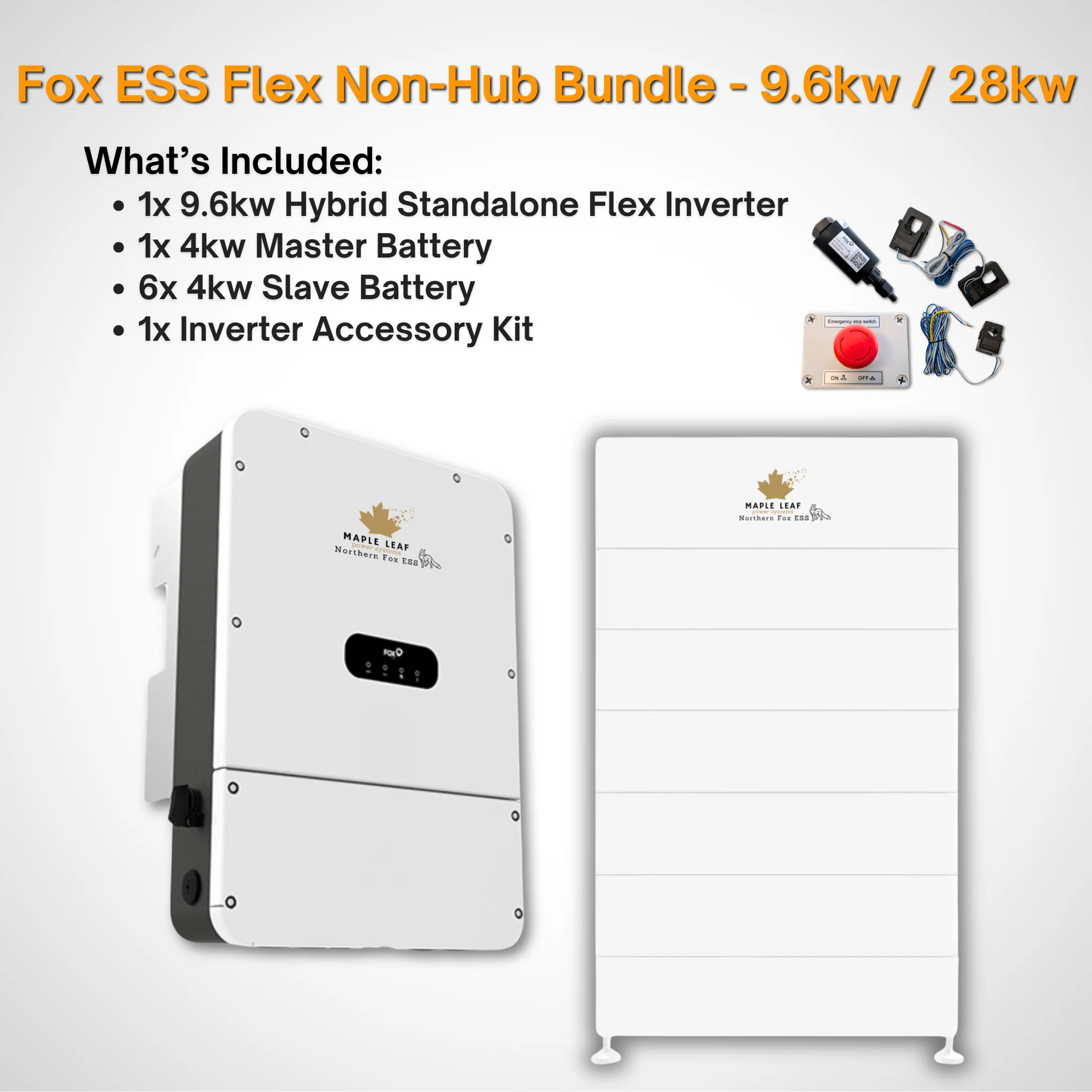 Maple Leaf Northern Fox FLEX Hybrid Solar Inverter & Modular Battery Kits | 9.6kW or 11.4kW Inverter | 8kW to 28kW Expandable Energy Storage System | Optional Fox ESS Hub G2 Smart Energy Management - Image 35