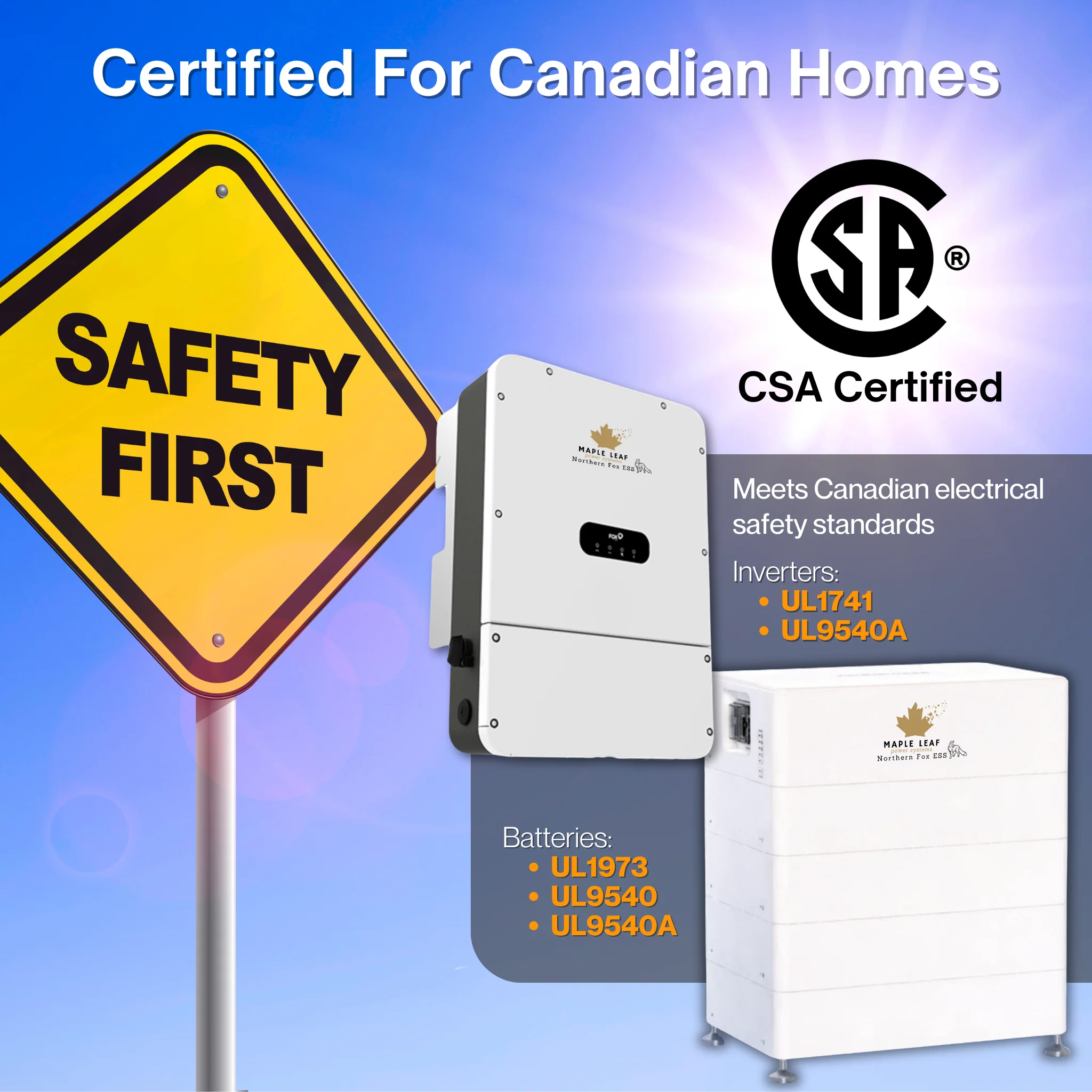 Maple Leaf Northern Fox FLEX Hybrid Solar Inverter & Modular Battery Kits | 9.6kW or 11.4kW Inverter | 8kW to 28kW Expandable Energy Storage System | Optional Fox ESS Hub G2 Smart Energy Management - Image 6