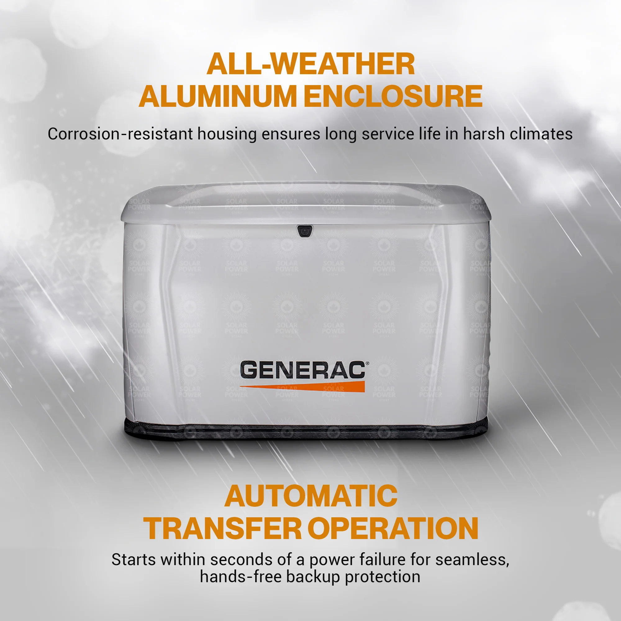 Generac 7259 18kW / 17kW Next-Gen Air-Cooled Standby Generator | Whole-House Automatic Backup Power with Wi-Fi and Aluminum Enclosure | 5 Year Warranty - Image 4