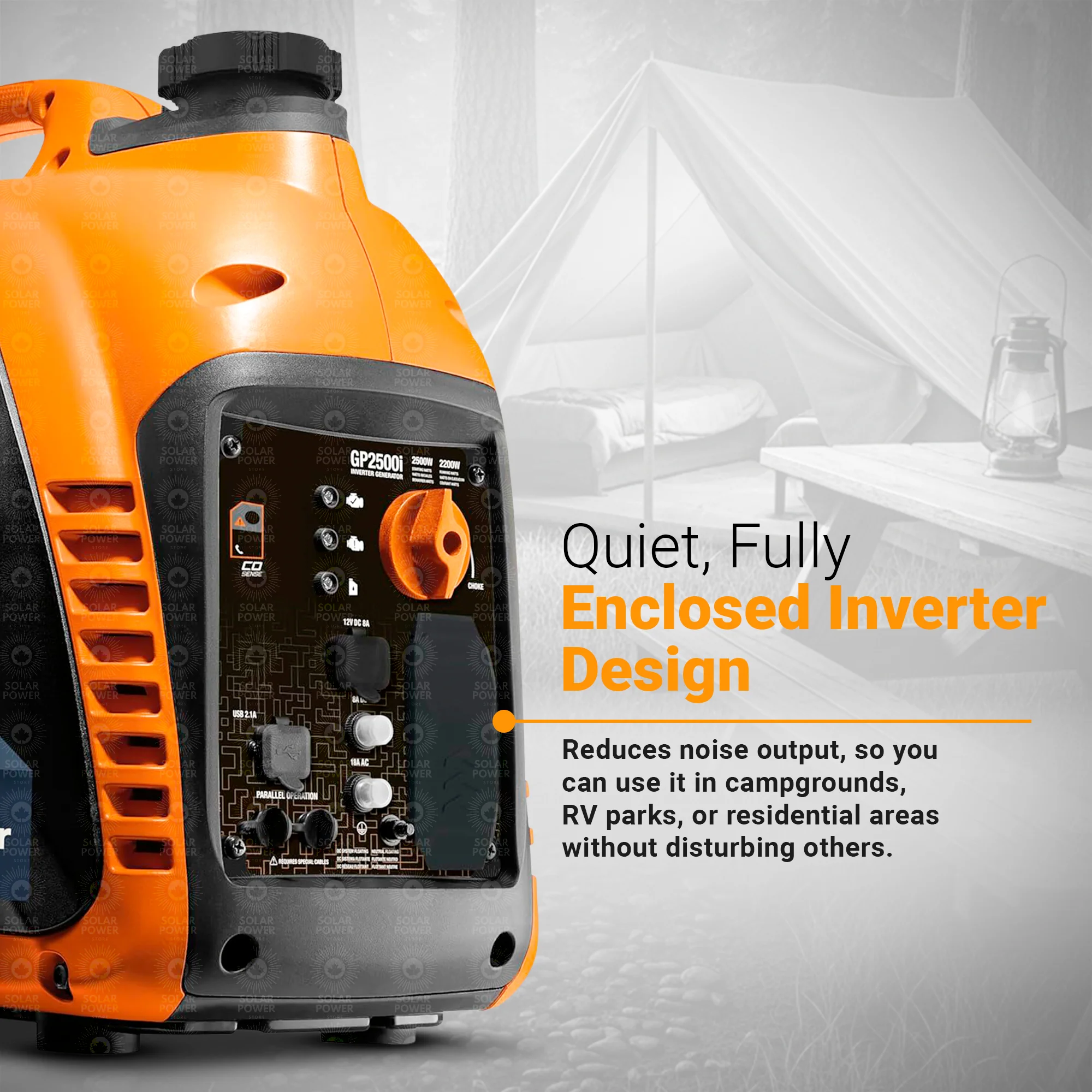 Generac 8251 GP2500i COsense Portable Generator | 2500W | Home Backup, Off-Grid, RV, Camping, Marine, Jobsite - Image 3