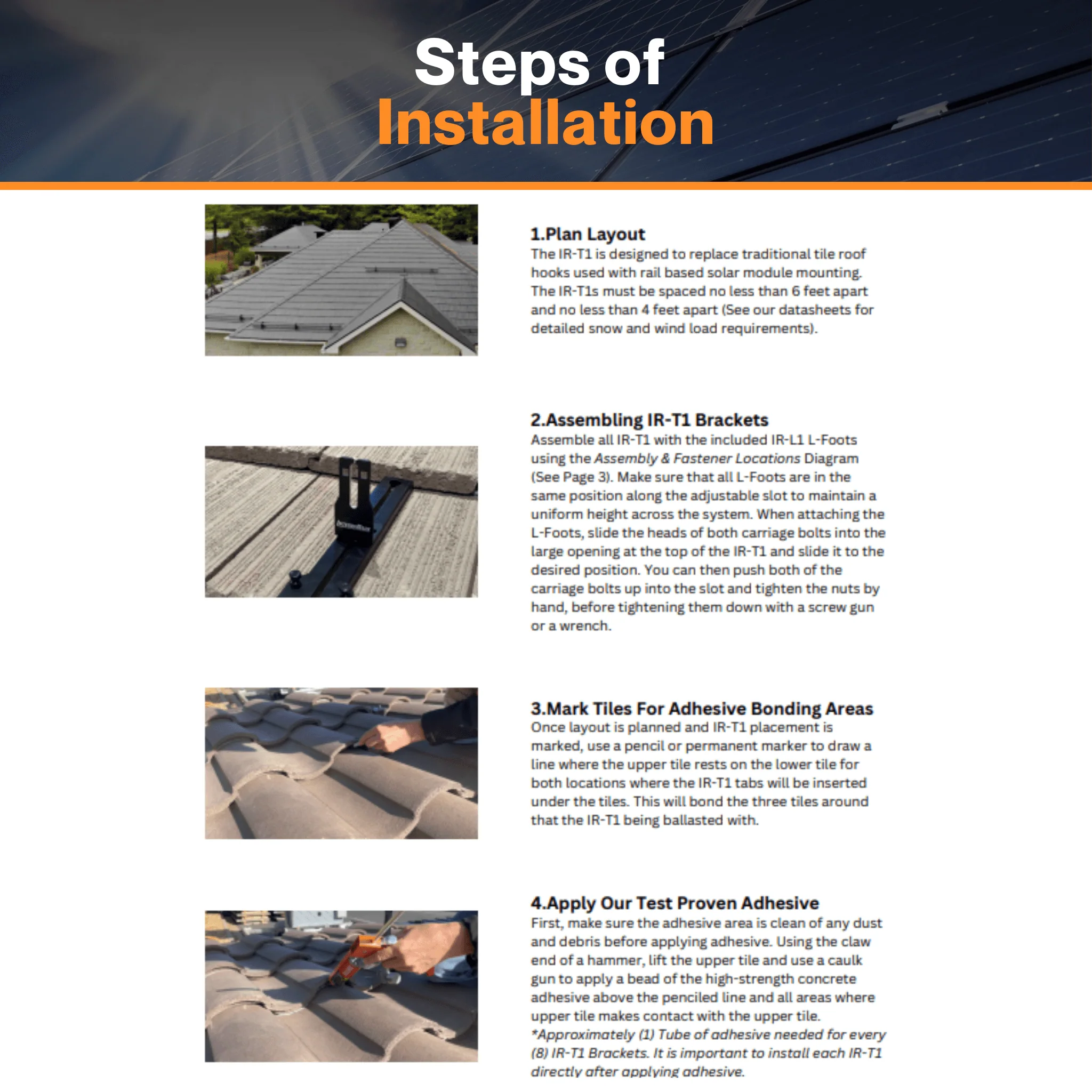IntegraRack IR-T1 No Penetration TileBallast™ Mountng System - Test-Proven Durability | Universal Rail System Compatibility | UL 2703 Certified - Image 6