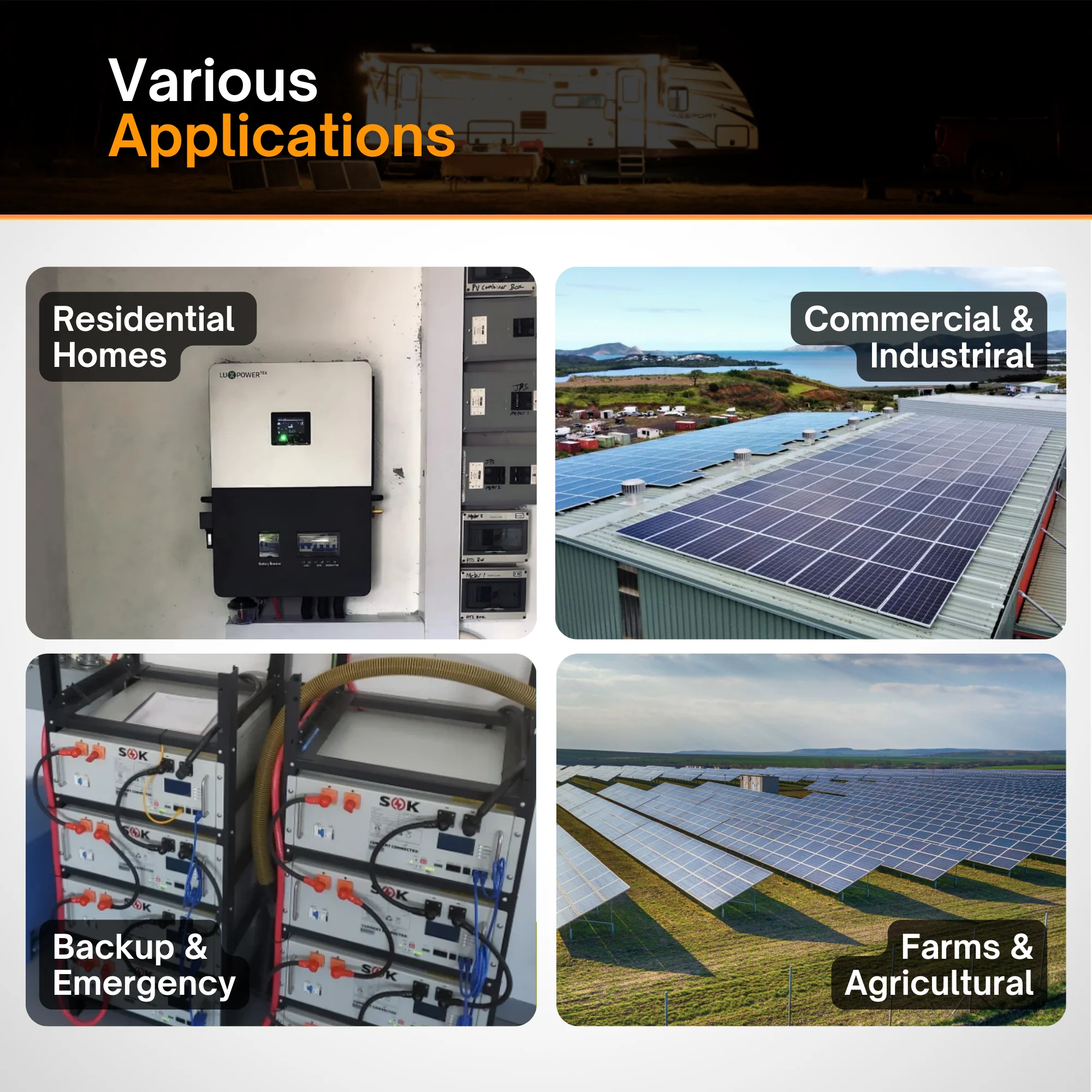 Luxpower GEN-HB-US 25K Hybrid Solar Inverter | 25kW Whole-House Backup Solar Power Inverter | 120/240V Split-Phase | 200A Output | 6 MPPT / 48kW PV Input | High-Voltage Battery Ready | Parallel Up to 6 Units | IP65 Outdoor Rated - Image 10