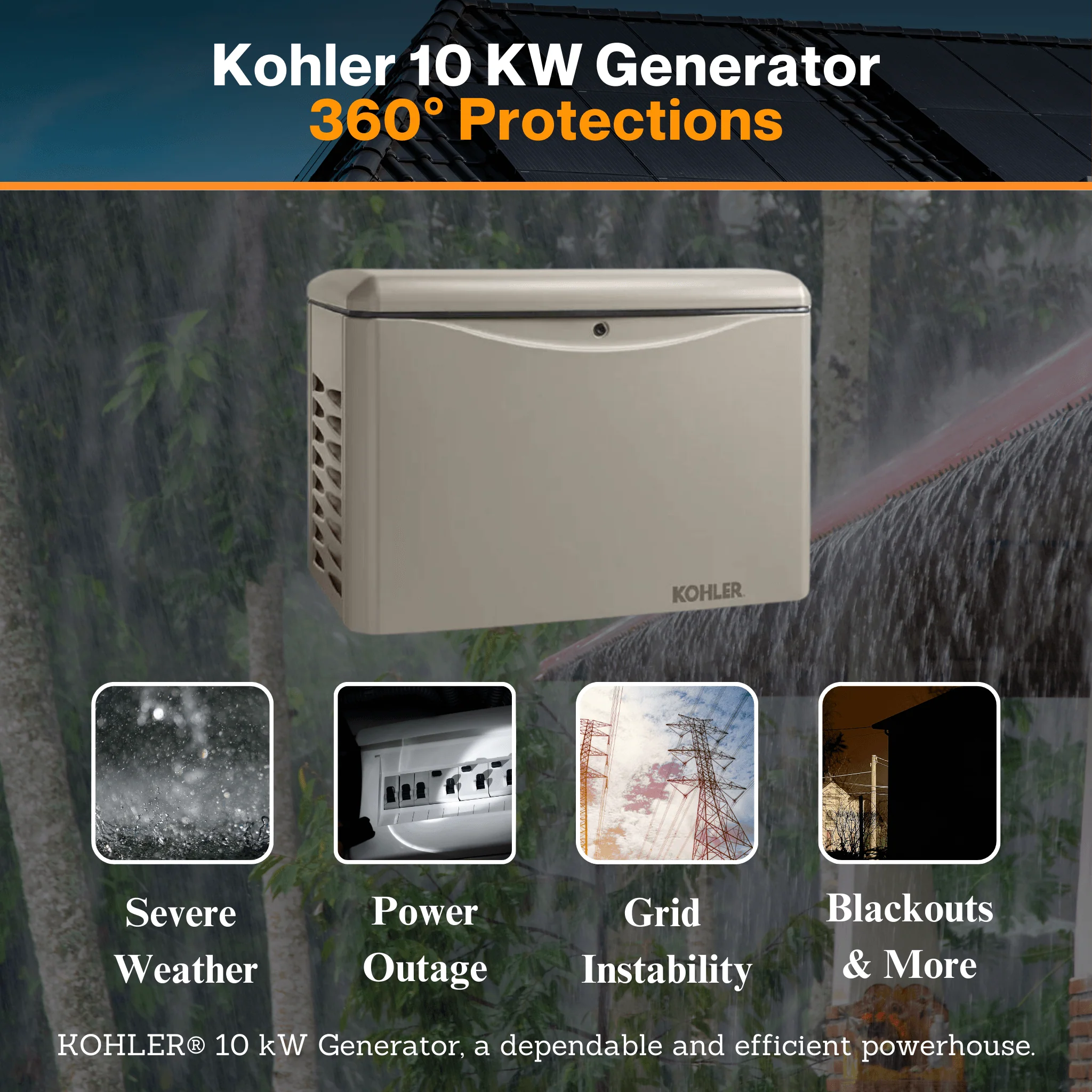Kohler 10 KW Generator - W/ Steel Enclosure | EPA Certified Fuel System | Critical Silencer | RDC2 Controller | CSA, cUL, and UL 2200 Certified - Image 6