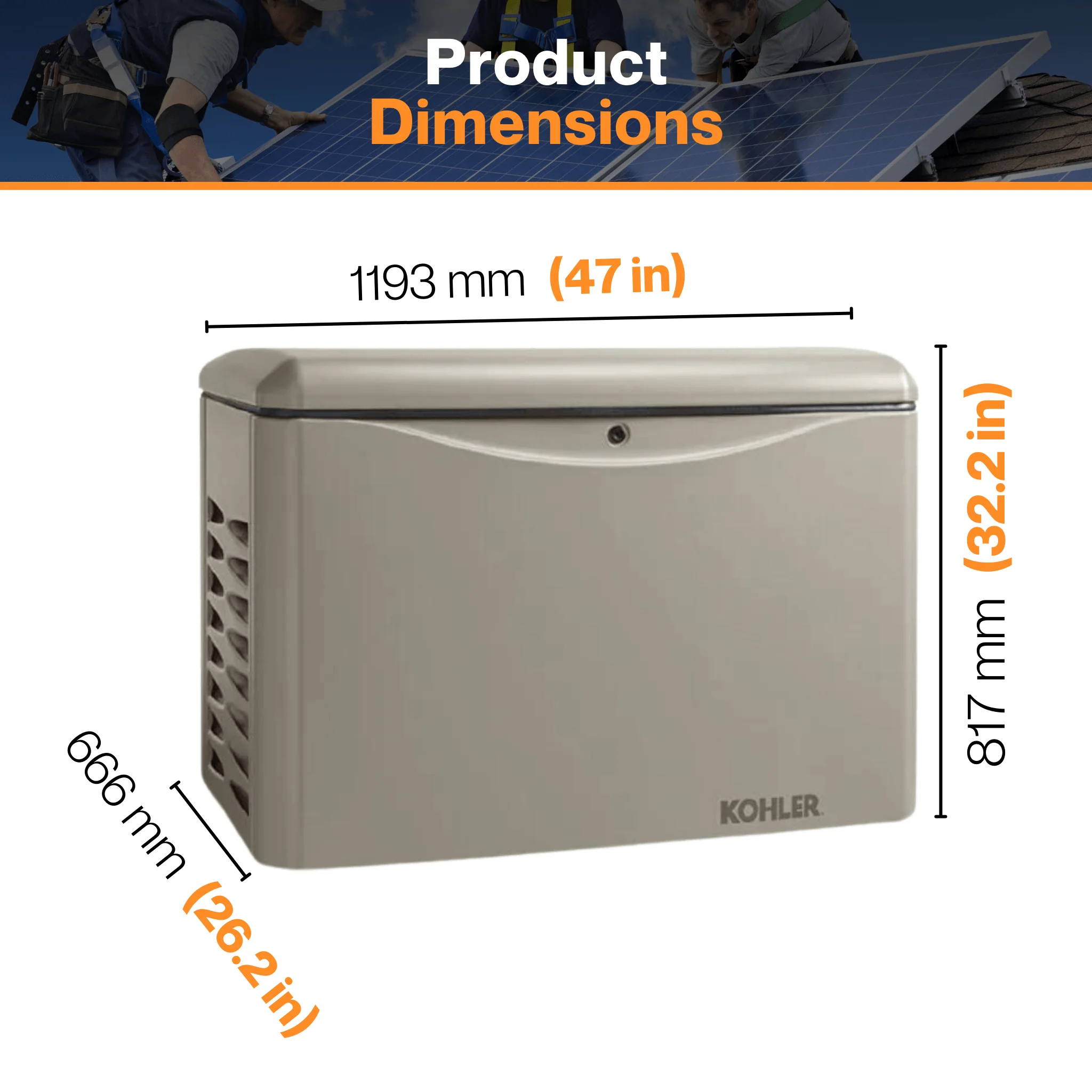 Kohler 14 KW Generator - W/ Aluminum Enclosure | EPA Certified Fuel System | Critical Silencer | RDC2 Generator Set / ATS Controller | CSA, cUL, and UL 2200 Certified - Image 5