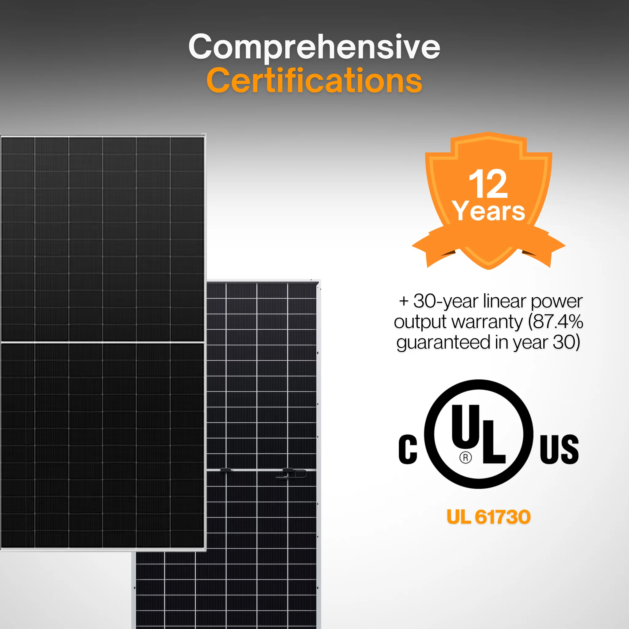 LONGi LR7-72HGD-610M 610W Bifacial, 1400mm cables (Topcon) - PALLET OF 36 - Image 6