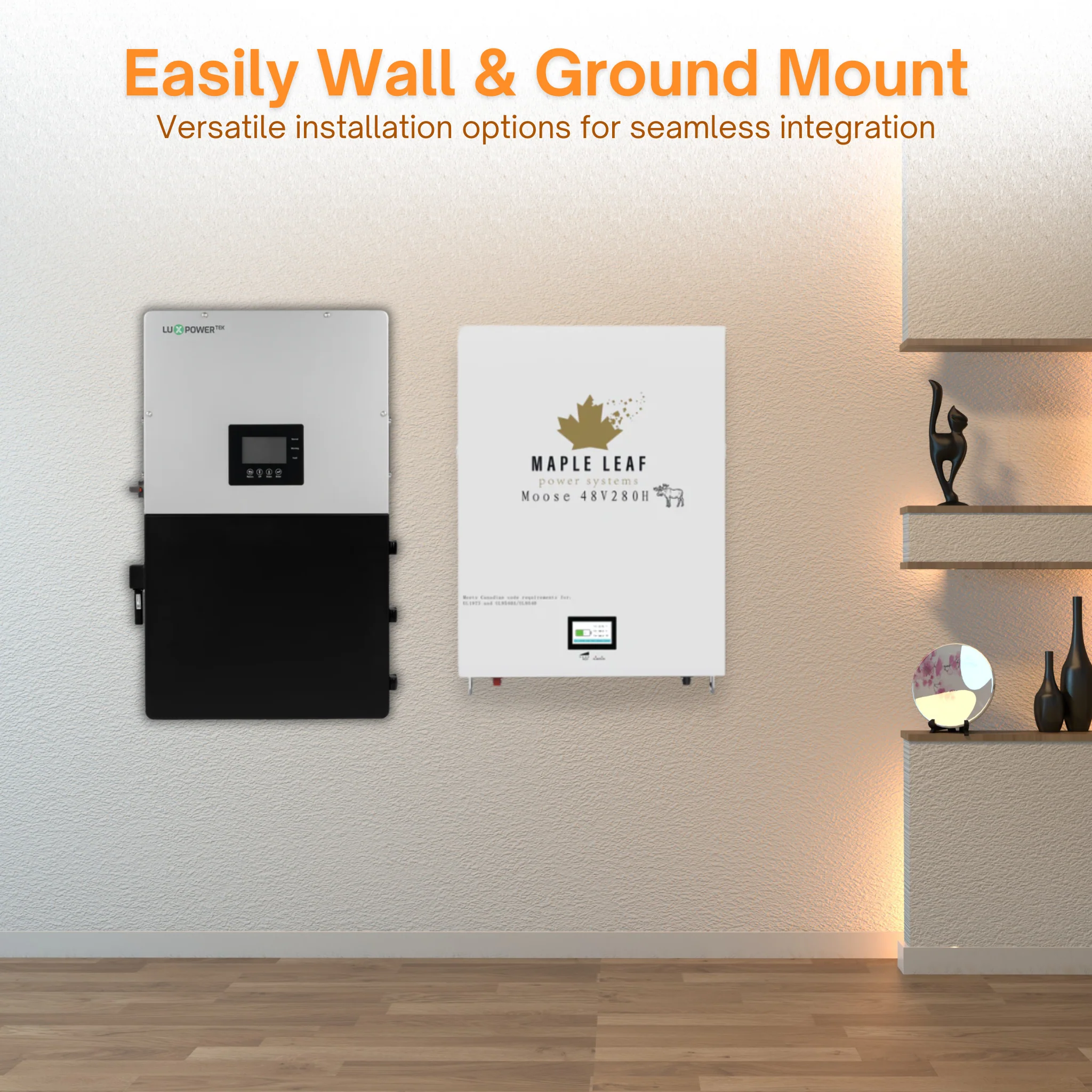 Luxpower 18Kpv Solar Inverter & Maple Leaf 48V280AH [Heated] Battery Pack - Hybrid & Off-Grid Solar Inverter ESS Battery Solution | UL9540A, UL9540 Certified - Image 6