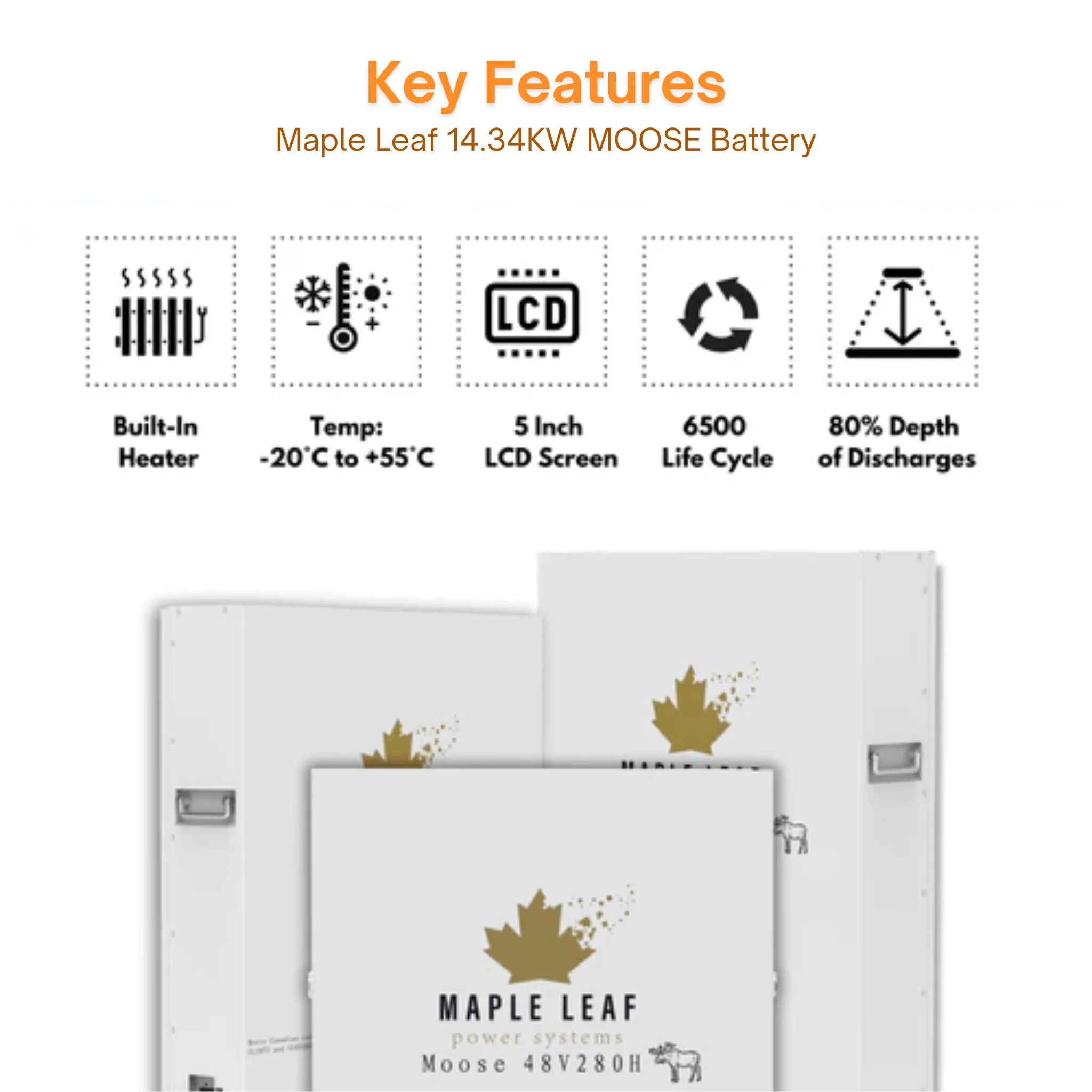 Luxpower LXP6K (SNA-US 6000) Kit – 550W+ Tier-1 Class Bifacial Solar Panel | 48V 14.34kWh Moose Battery | Solar Power Kits for Home, Cabin & Off-Grid - Image 10