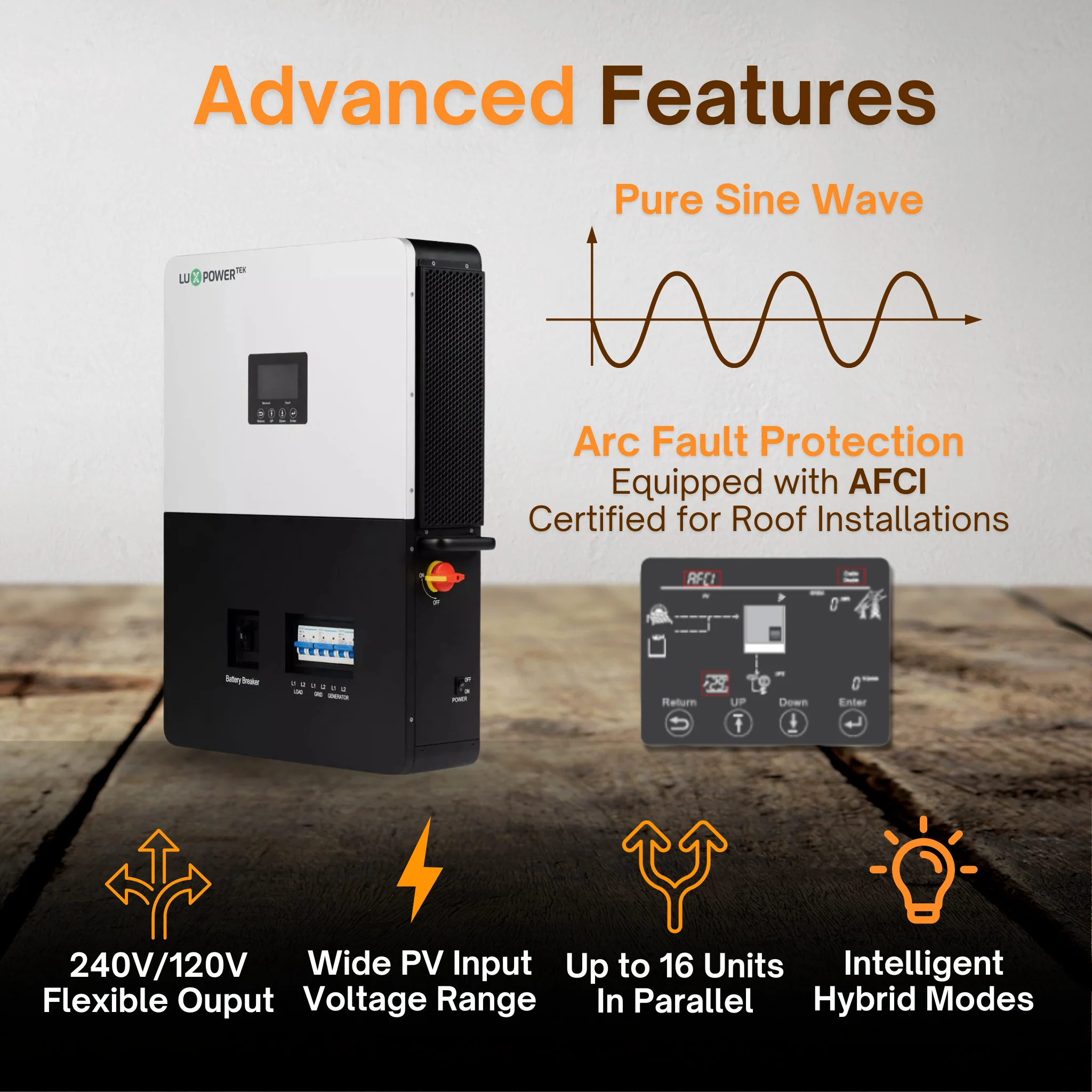 Luxpower LXP6K (SNA-US 6000) Kit – 550W+ Tier-1 Class Bifacial Solar Panel | 48V 14.34kWh Moose Battery | Solar Power Kits for Home, Cabin & Off-Grid - Image 9