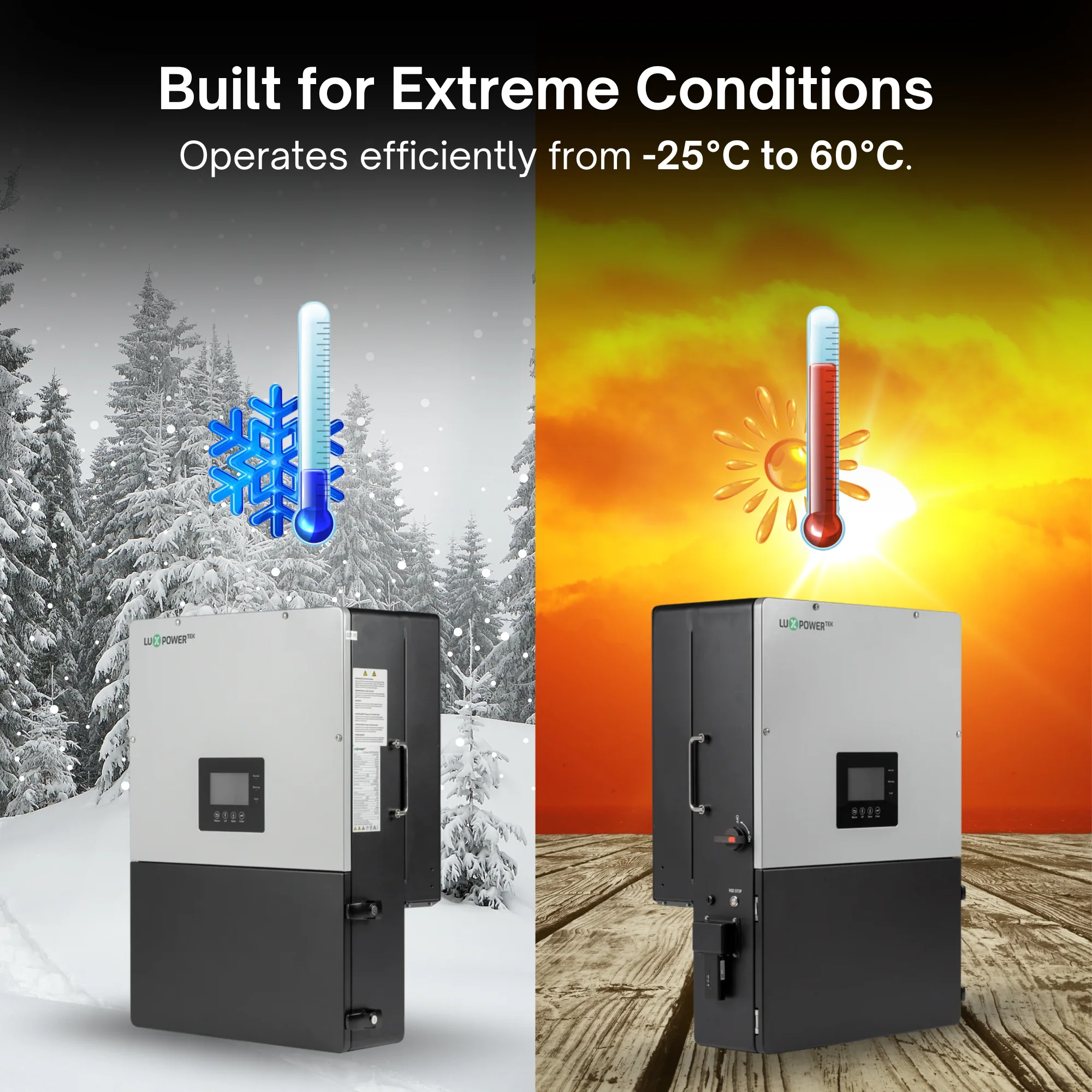 Luxpower LXP-LB-US 10k Hybrid Solar Inverter - 48V 120/240V Split Phase | UL, CEC & CSA Approved - Image 7