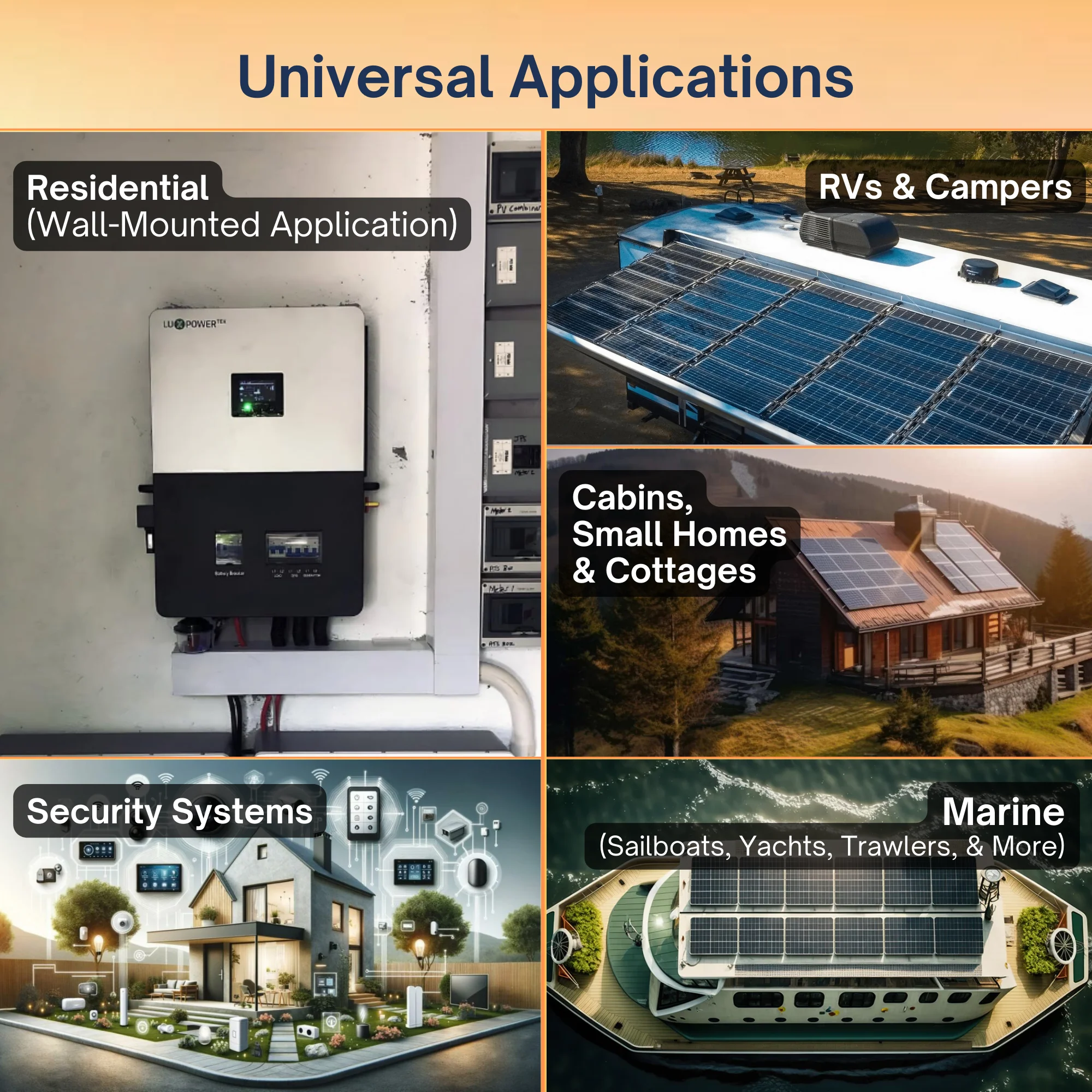 Luxpower LXP6K 6kW Inverter and Maple Leaf Moose Battery Bundles | 48V 280Ah LiFePO4 Battery and Hybrid Inverter Kits | UL9540 Certified | Wall or Floor Mount Options - Image 13