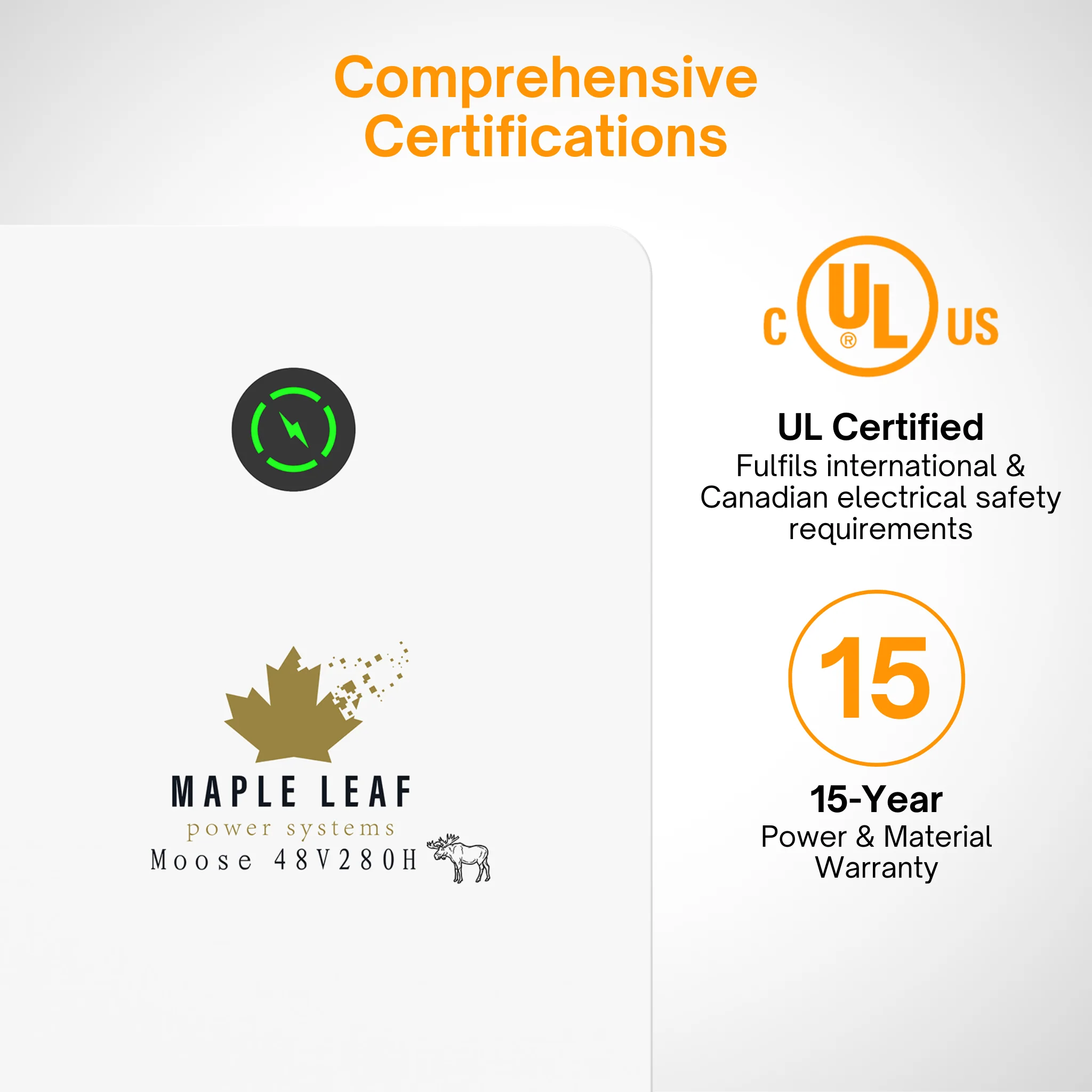 Luxpower LXP6K 6kW Inverter and Maple Leaf Moose Battery Bundles | 48V 280Ah LiFePO4 Battery and Hybrid Inverter Kits | UL9540 Certified | Wall or Floor Mount Options - Image 21