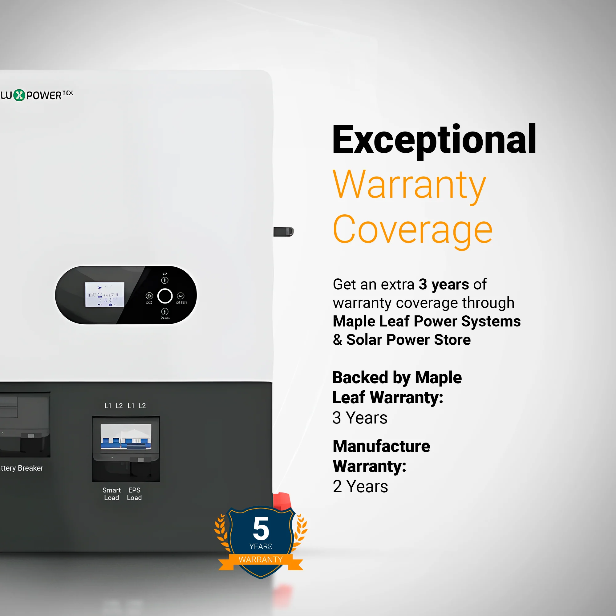 Luxpower SNA-US-15K Off-Grid Split Phase Hybrid Solar Inverter – 15000 Watts | 120/240 V Split Phase Output | Dual MPPT 24 kW PV Input | Lithium Battery & Generator Compatible | Smart WiFi Monitoring | Pure Sine Wave | UL and CSA Certified - Image 3