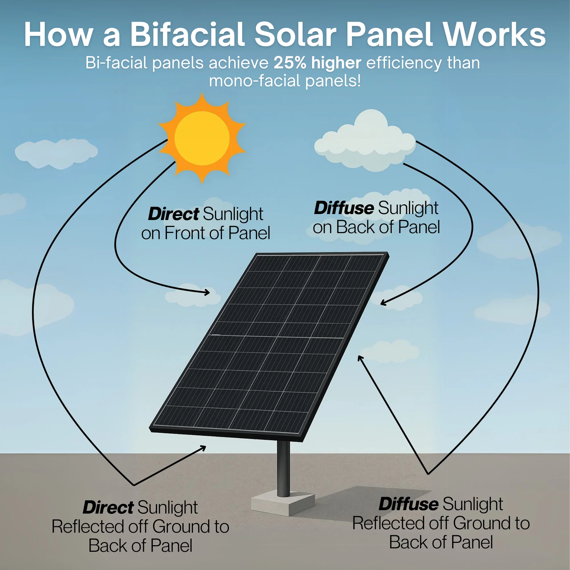 Maple Leaf 640W 5N N-Type TOPCon Bifacial Dual Glass Ultra Black Solar Panel | High-Efficiency N-Type Solar Module with 30-Year Power Warranty - Image 8