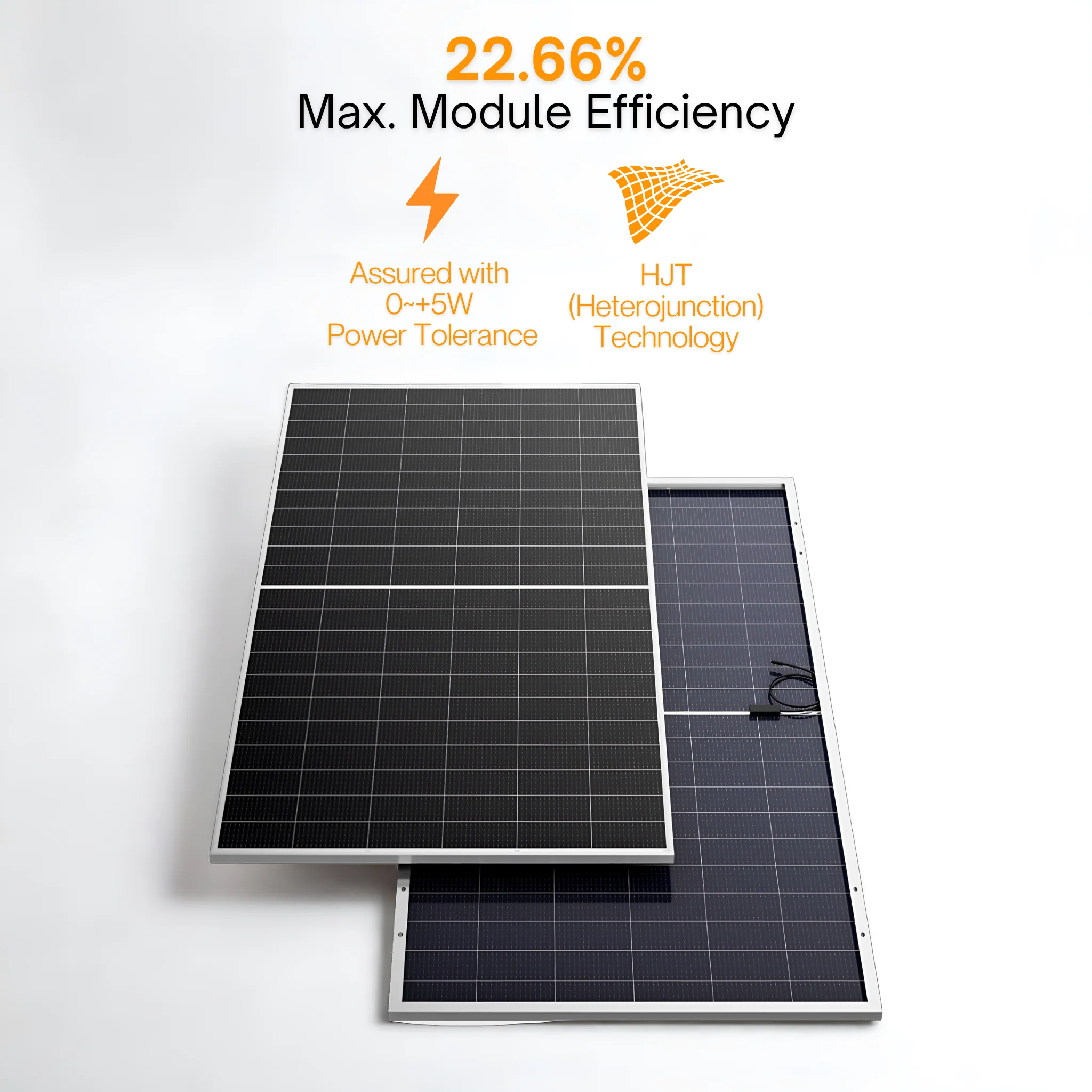 Maple Leaf 700W Bifacial HJT Solar Panel - PALLET OF 33 | High Efficiency N-Type, Dual Glass | 23.66% Output - Image 5
