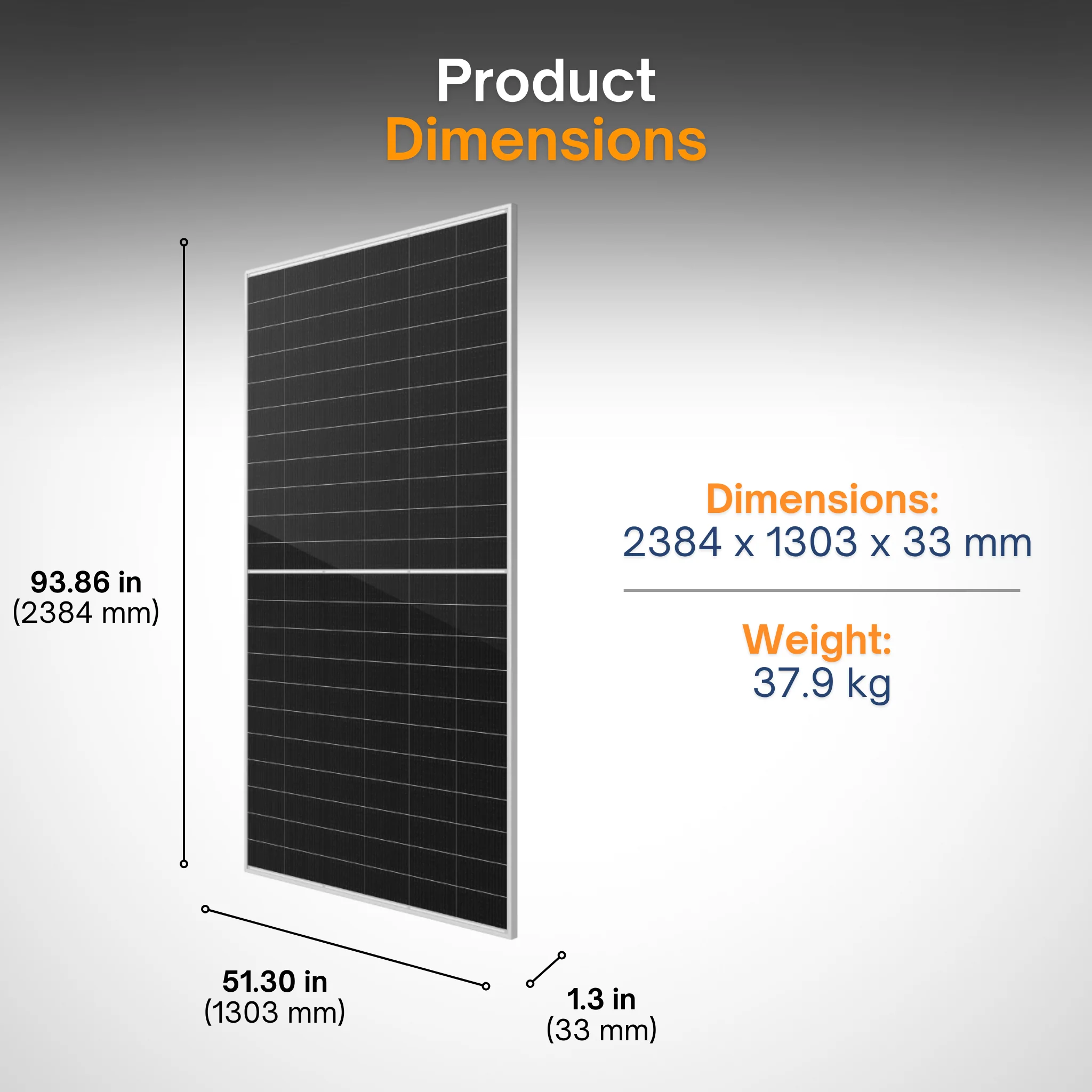 Maple Leaf 700W Bifacial HJT Solar Panel - PALLET OF 33 | High Efficiency N-Type, Dual Glass | 23.66% Output - Image 7