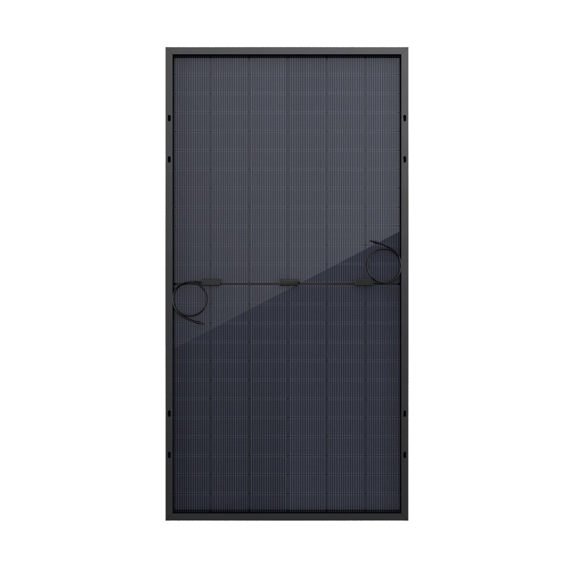 Maple Leaf All Black Bifacial Solar Panel 595W - W/ N-type TOPCon Mono Cells | IP68 Junction Box & IP67 MC4 Cable - Image 12