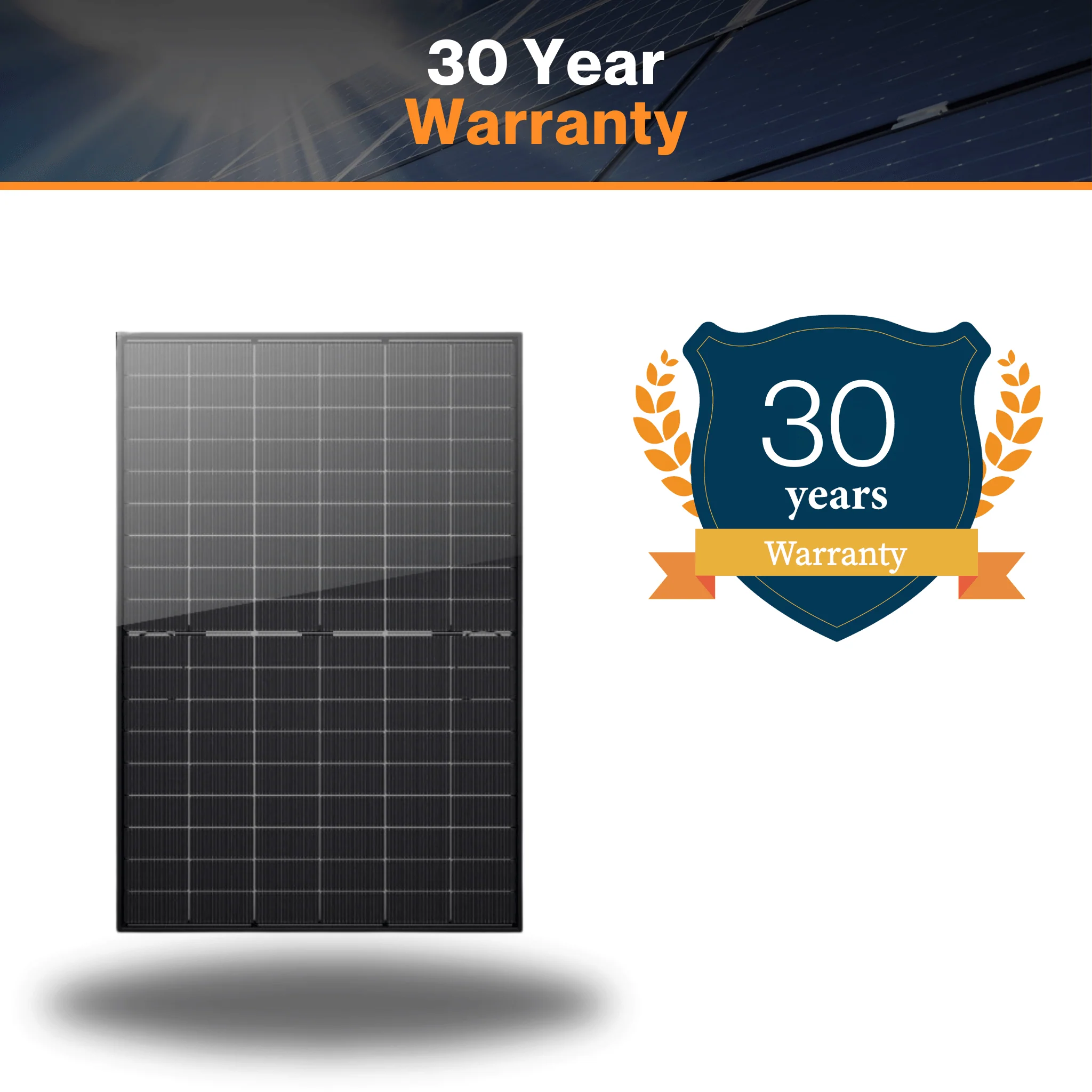 Maple Leaf All Black Bifacial Solar Panel 860W (2 x 430W) - N-type Mono Cells | PERC & Half-cut | W/ 10 Busbar Technology | IP68 Junction Box - Image 5