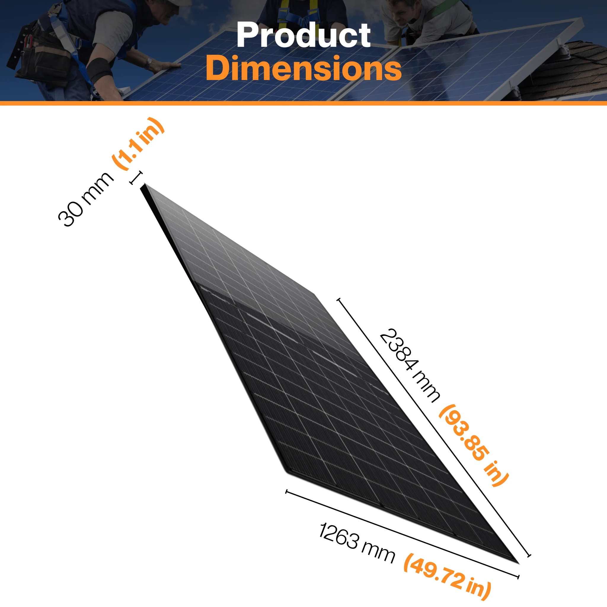 Maple Leaf Bifacial Solar Panel 700W - 558pcs | Commercial Solar Panels | N-type Mono Cells | IP68 Junction Box & IP67 MC4 Cable | Container - Image 3