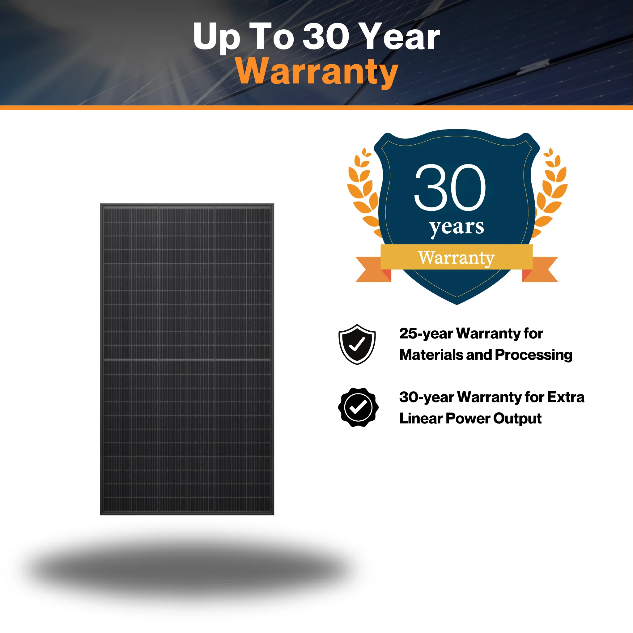 Maple Leaf 520W Monofacial Solar Panel - N-type TOPCon Full Black Solar Module | Aluminum Frame | IP68 Rated | Mc4 Connectors - Image 5