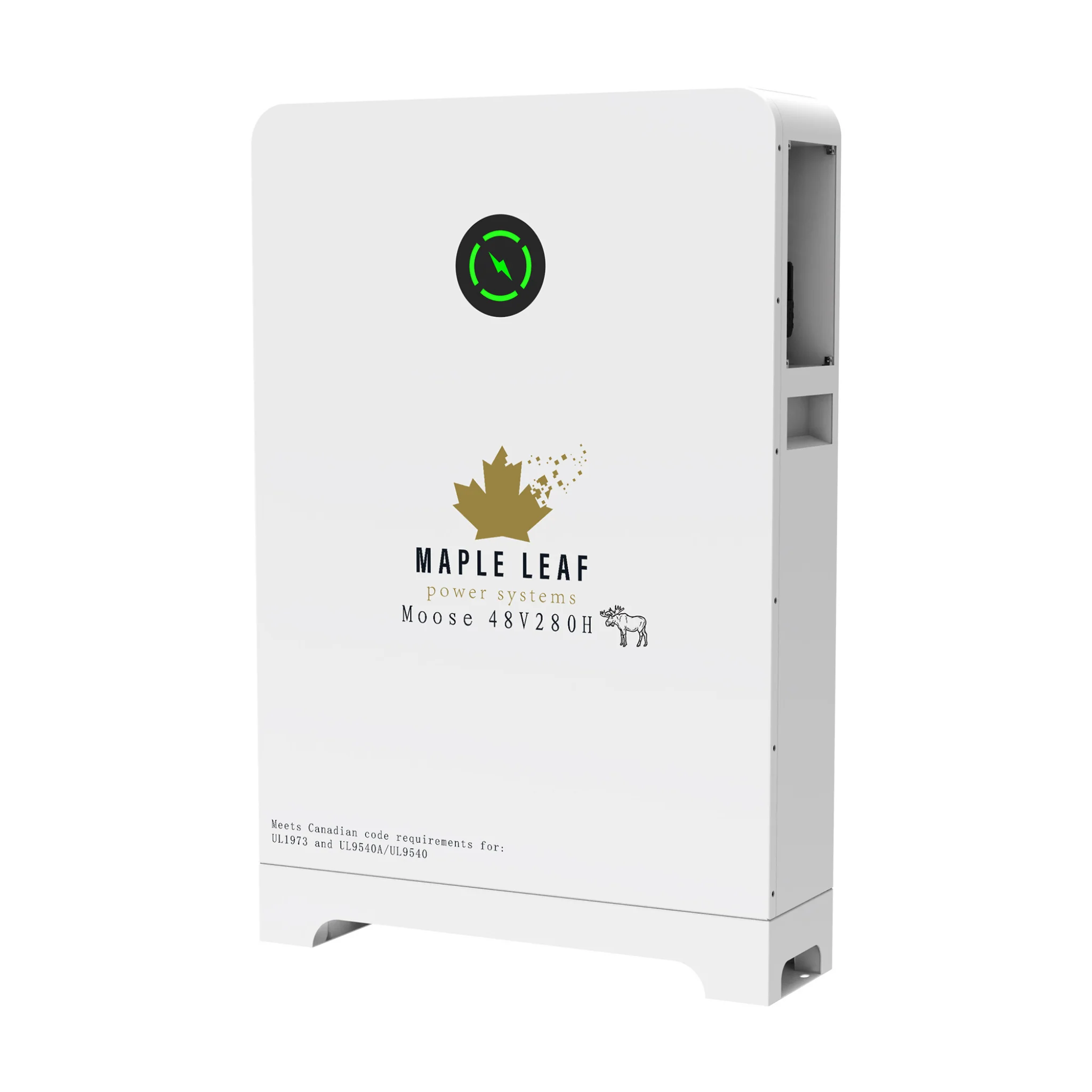 Maple Leaf Moose 48V 280Ah LiFePO4 Floor Mount Solar Battery | 8,500+ Cycles | 80% DoD | Plug & Play | 16 Parallel | IP65 | UL1973 & UL9540A Certified - Image 8