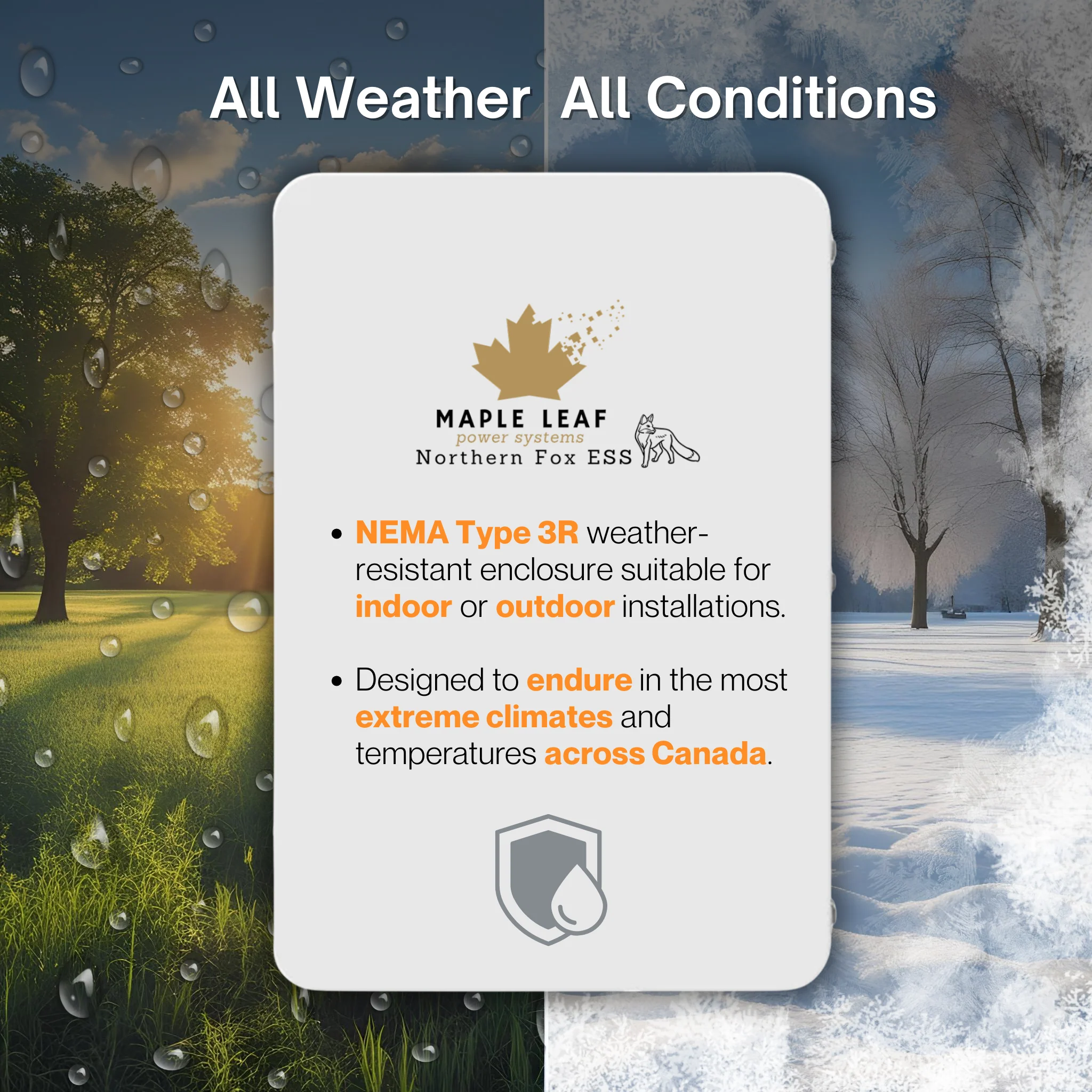 Maple Leaf Northern Fox ESS HUB G2 | 48kW Smart Energy Management | 240V Split-Phase | Generator & Inverter Compatible | UL & CSA Certified | Type 3R Outdoor Rated - Image 11