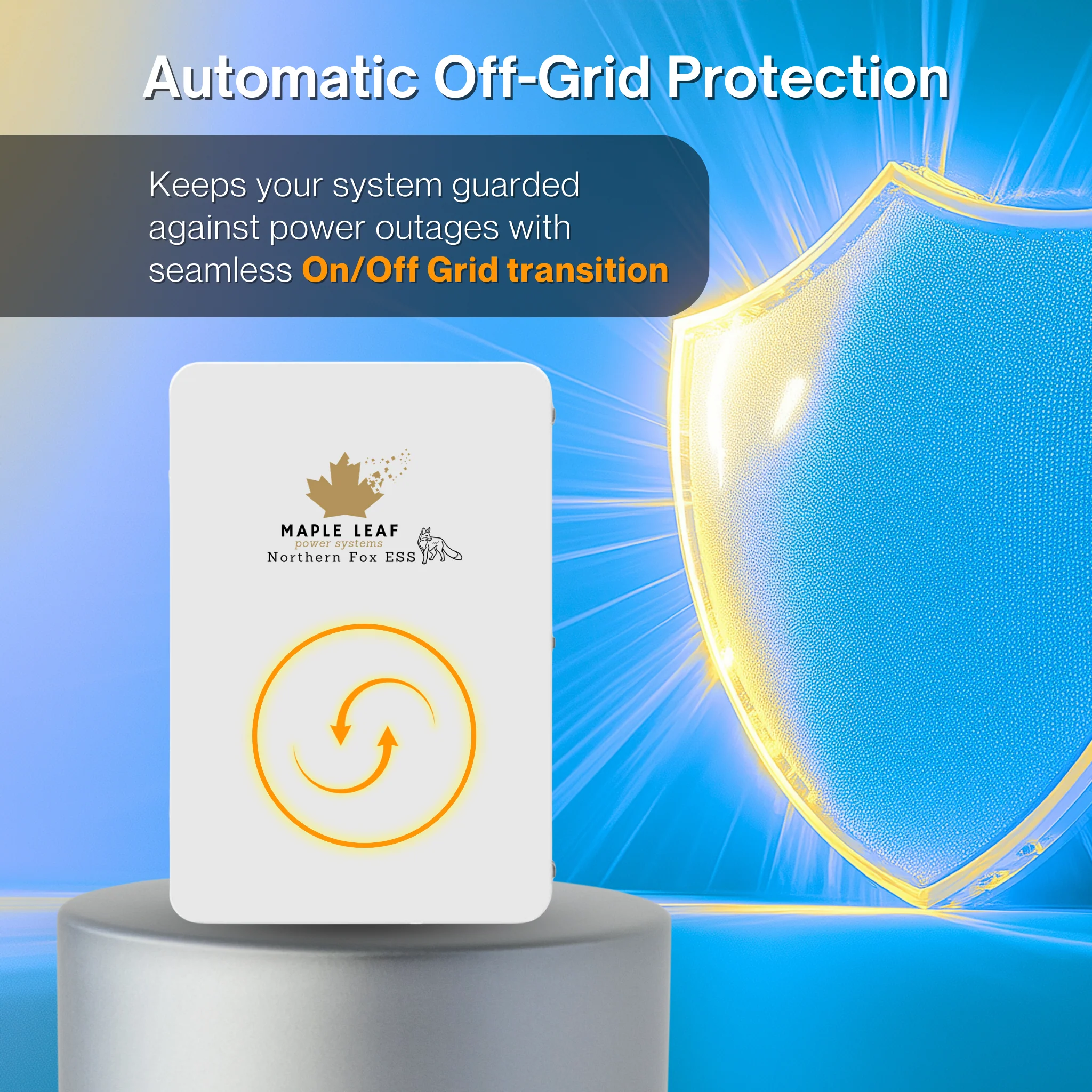 Maple Leaf Northern Fox ESS HUB G2 | 48kW Smart Energy Management | 240V Split-Phase | Generator & Inverter Compatible | UL & CSA Certified | Type 3R Outdoor Rated - Image 5
