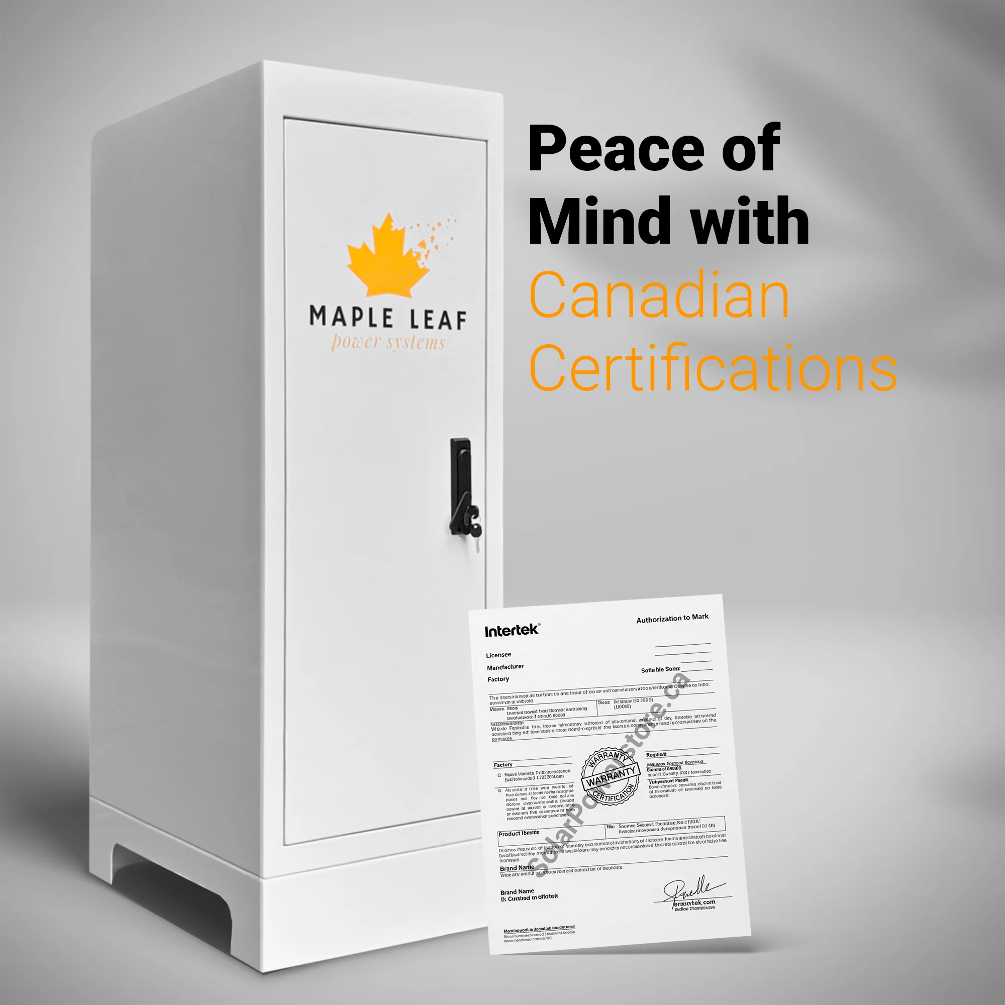 Maple Leaf Mountie - Safe Outdoor Battery Cabinet | Insulated Waterproof Steel Enclosure for Server Rack & Solar Power System Batteries | IP65 Rated Battery Power Outdoor Cabinet - Image 7