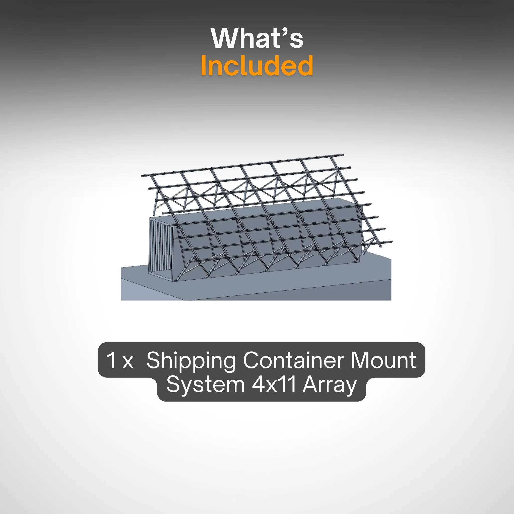 Shipping Container Mount System for 400w to 500w Solar Panels | 44-Panel Capacity | Heavy-Duty Solar Power Mounting System to Convert Shipping Container - Image 7