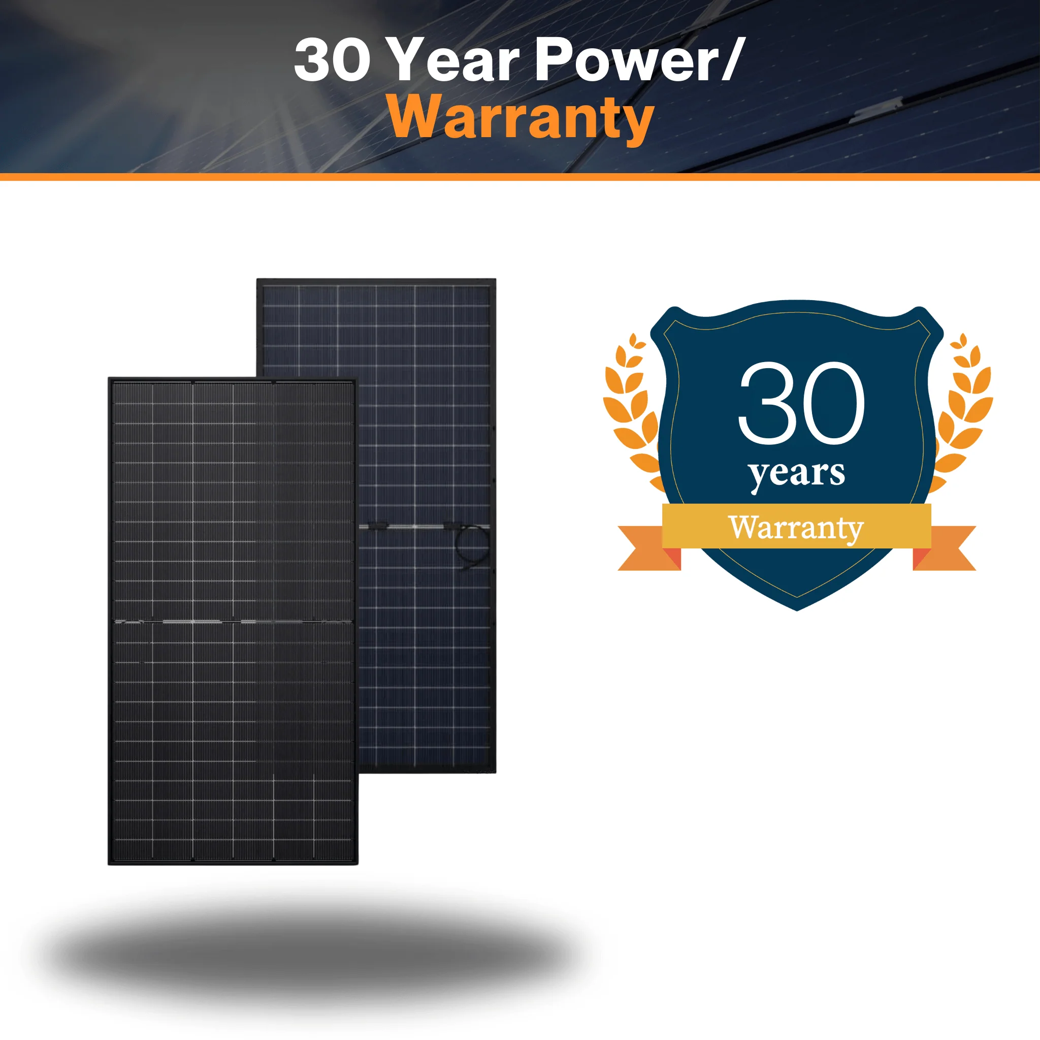 Maple Leaf All Black Bifacial Solar Panel 570W - W/ N-type Mono Cells | IP68 Junction Box & IP67 MC4 Cable - Image 5