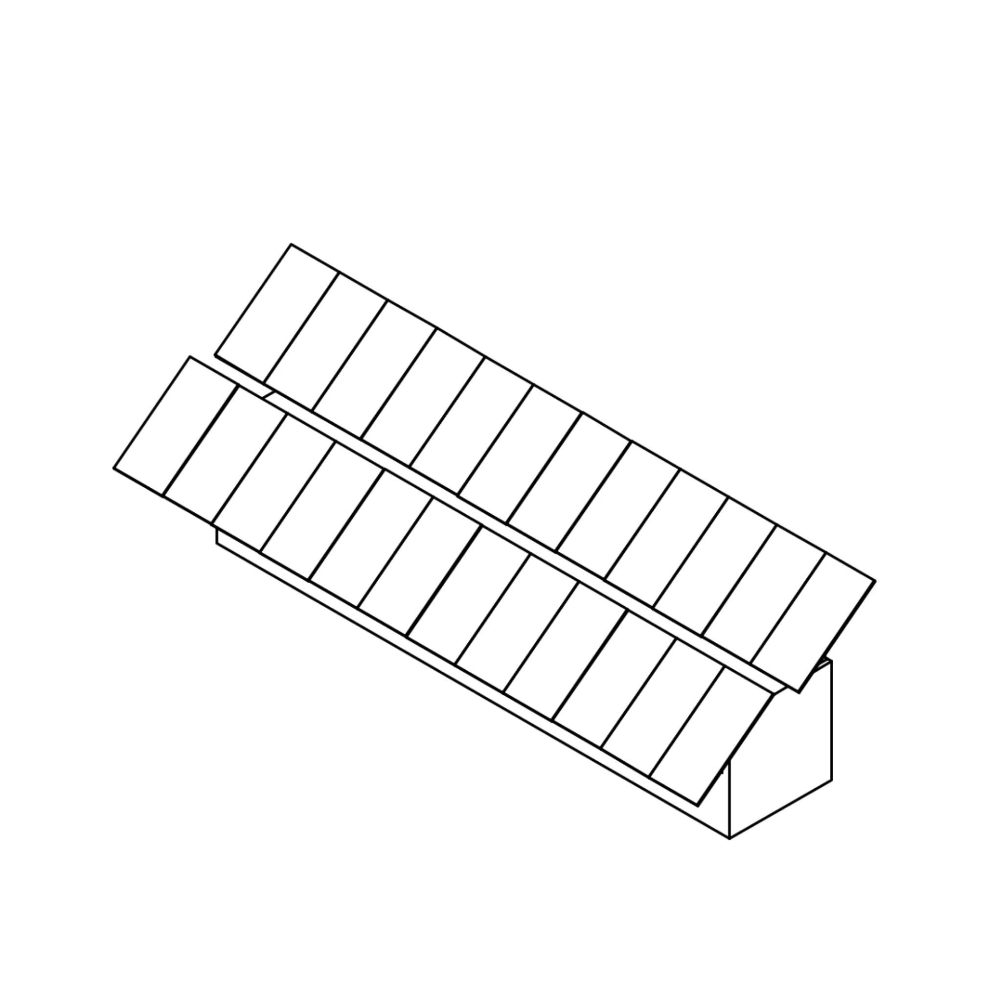 40ft Shipping Container Solar Panel Mounting System | Maple Leaf Goose Mount Angle-Adjustable Design | Off-Grid Power, Portable Power, Residential / Commercial - Image 8
