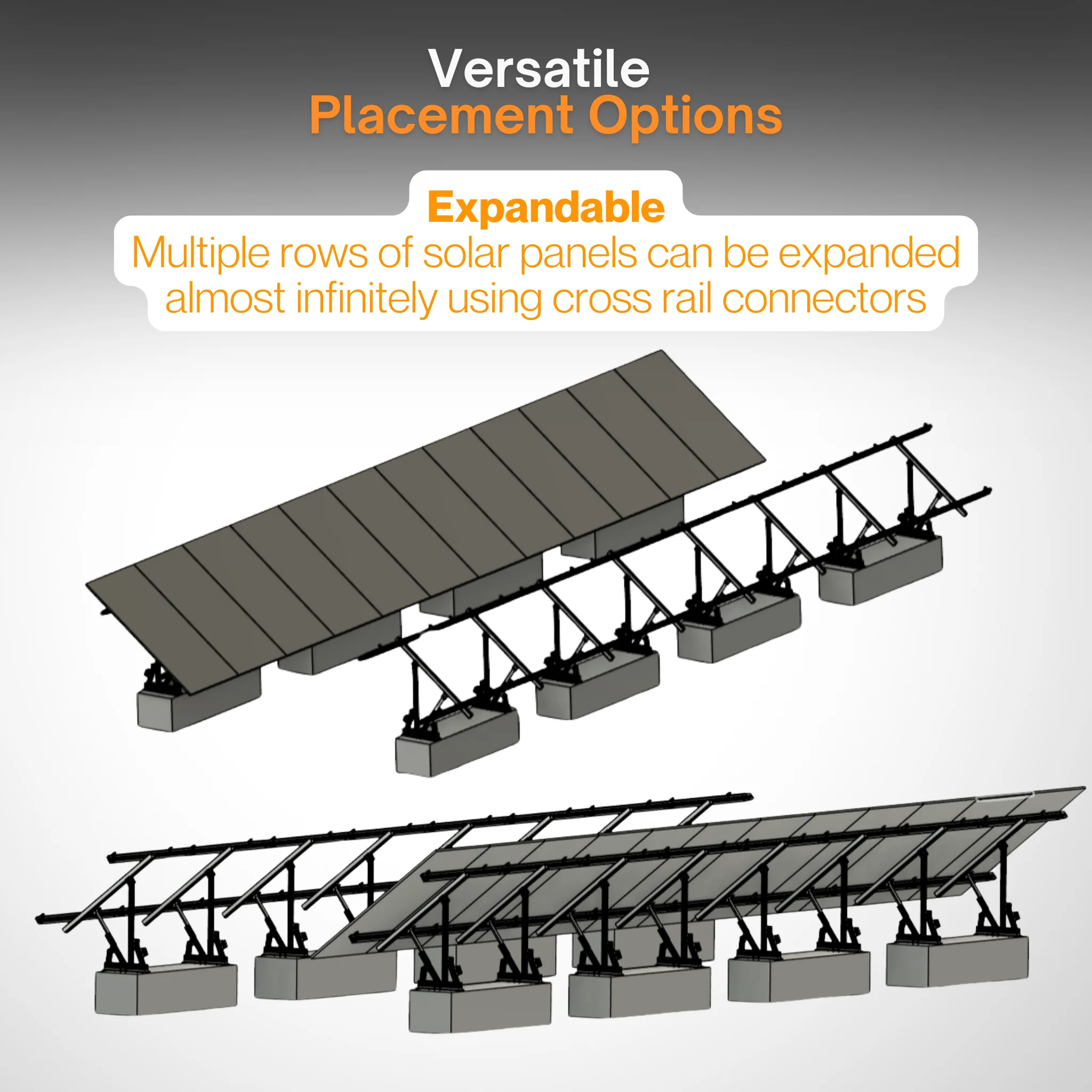 Maple Leaf Goose Adjustable Solar Panel Ground Mount | 30° Summer - 60° Winter Adjustable Angle - Image 10