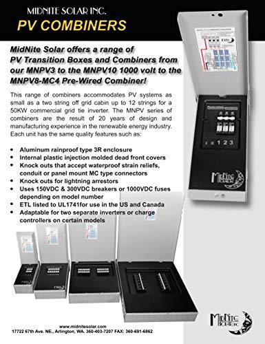 Midnite Solar Photovoltaic Combiner - 3-Position, Model# MNPV3 - Image 6