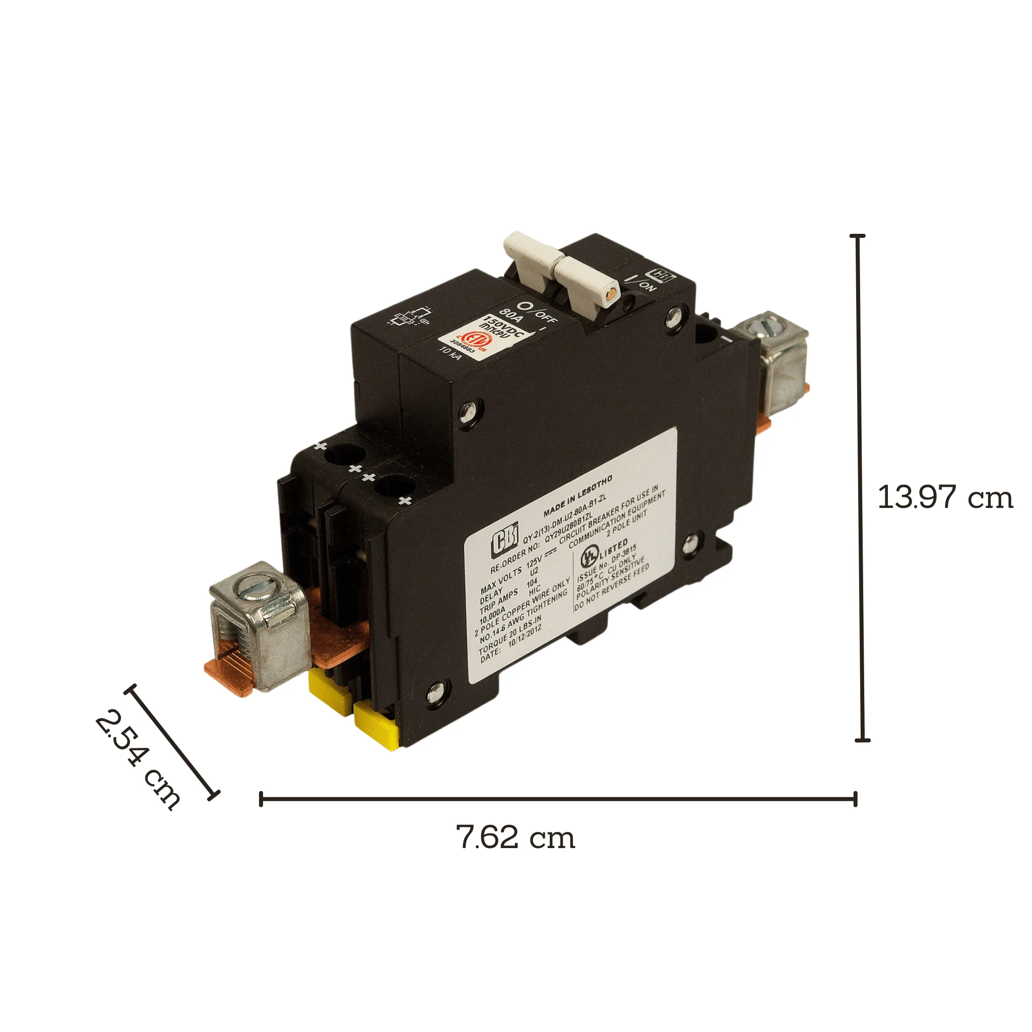 MidNite's Solar 100A Circuit Breakers- MNEPV100 - Image 2