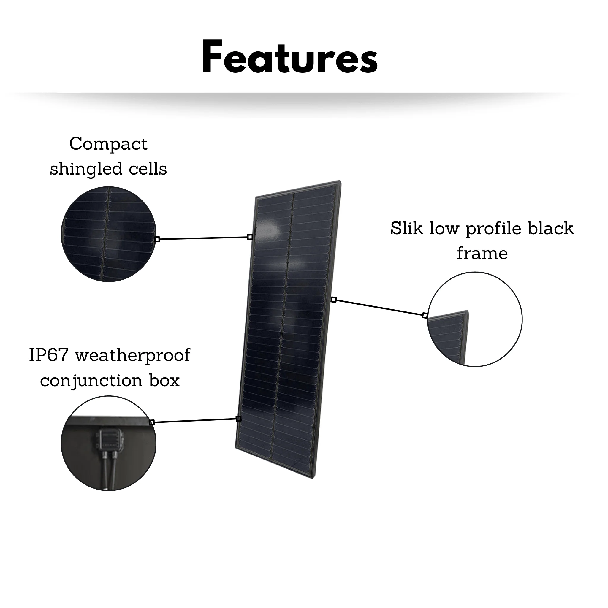 Extra Compact 70w Monocrystalline Shingled Solar Panels - Image 8
