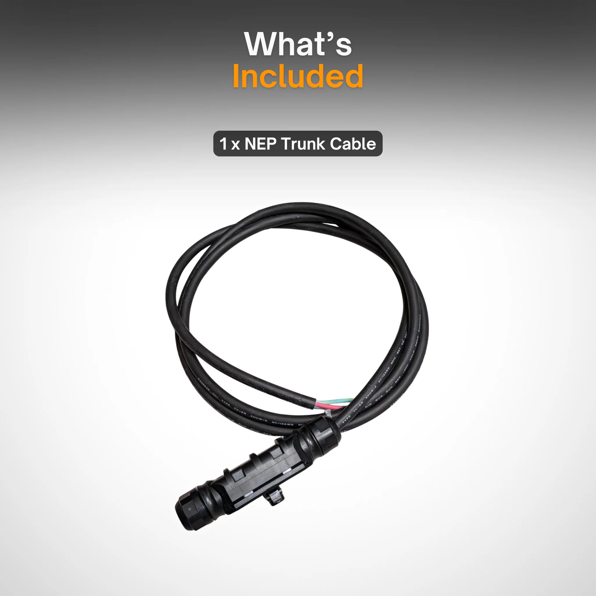 NEP AC Trunk Cable | 10 AWG Solar Microinverter Connection Cable - Image 5