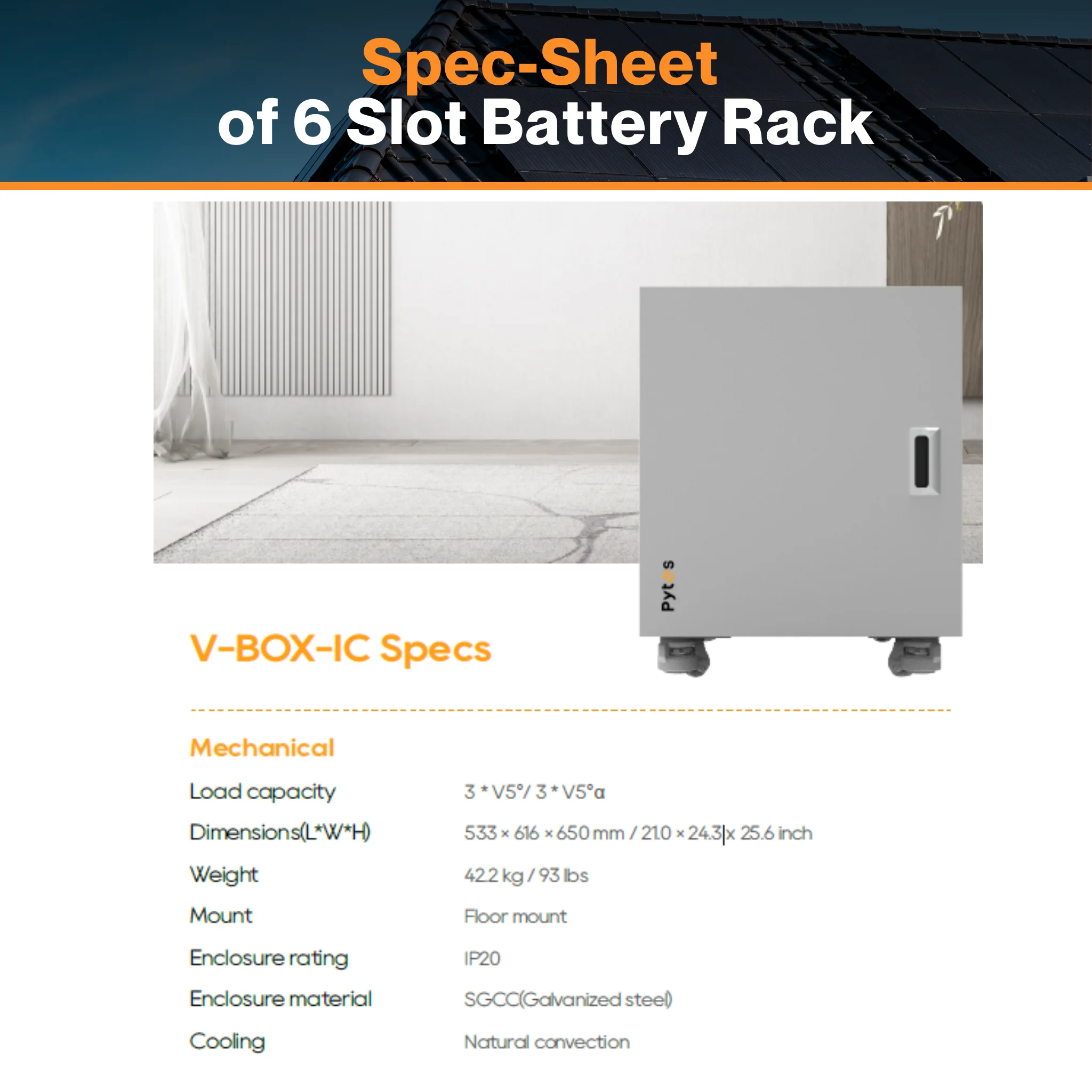 Pytes VBOX IC - Mobile Cabinet | 3-Min Install | SGCC Steel | Natural Convection Cooling | Quick Upgrade | IP20 Ratings - Image 7