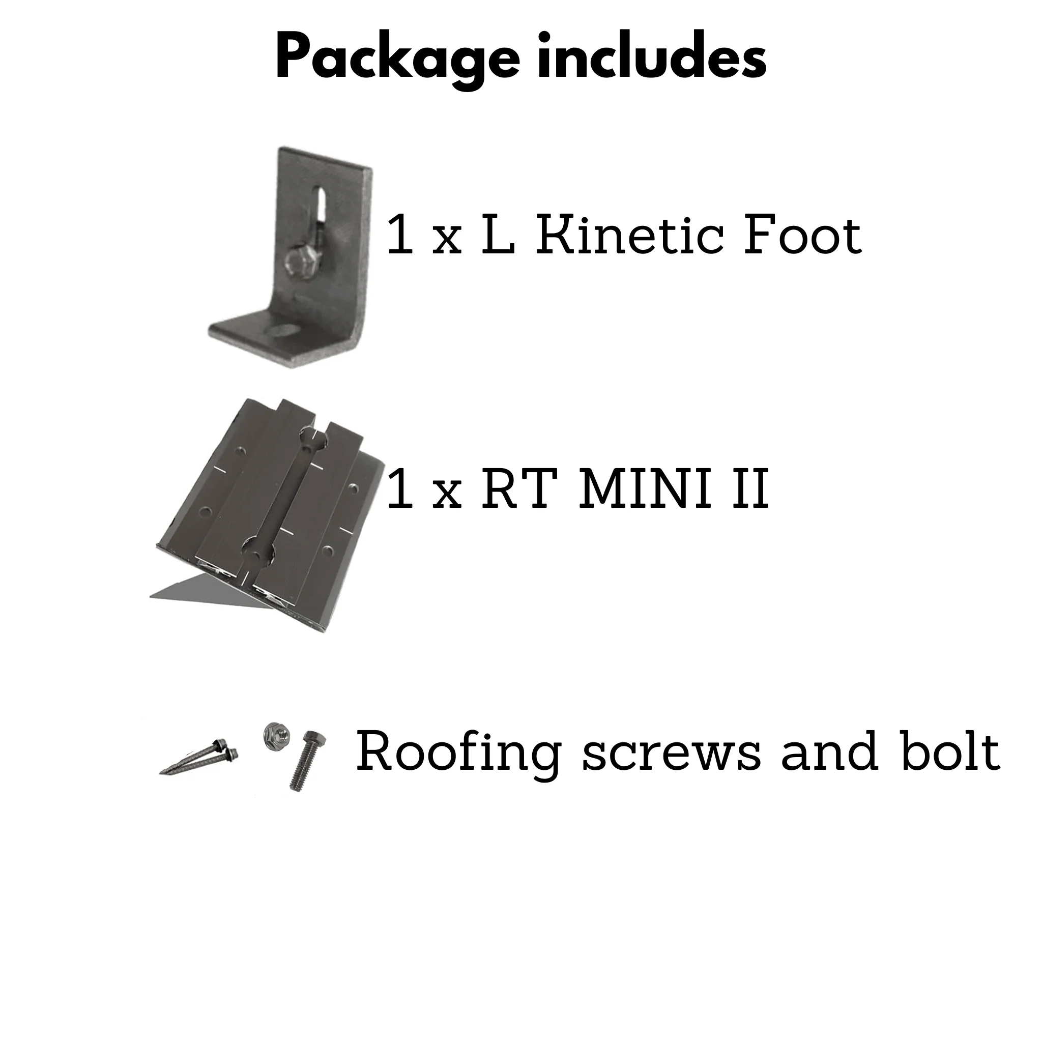 Kinetic Roof Tech RT MINI II - RT MINI 2 & Kinetic L-foot Package - Image 4