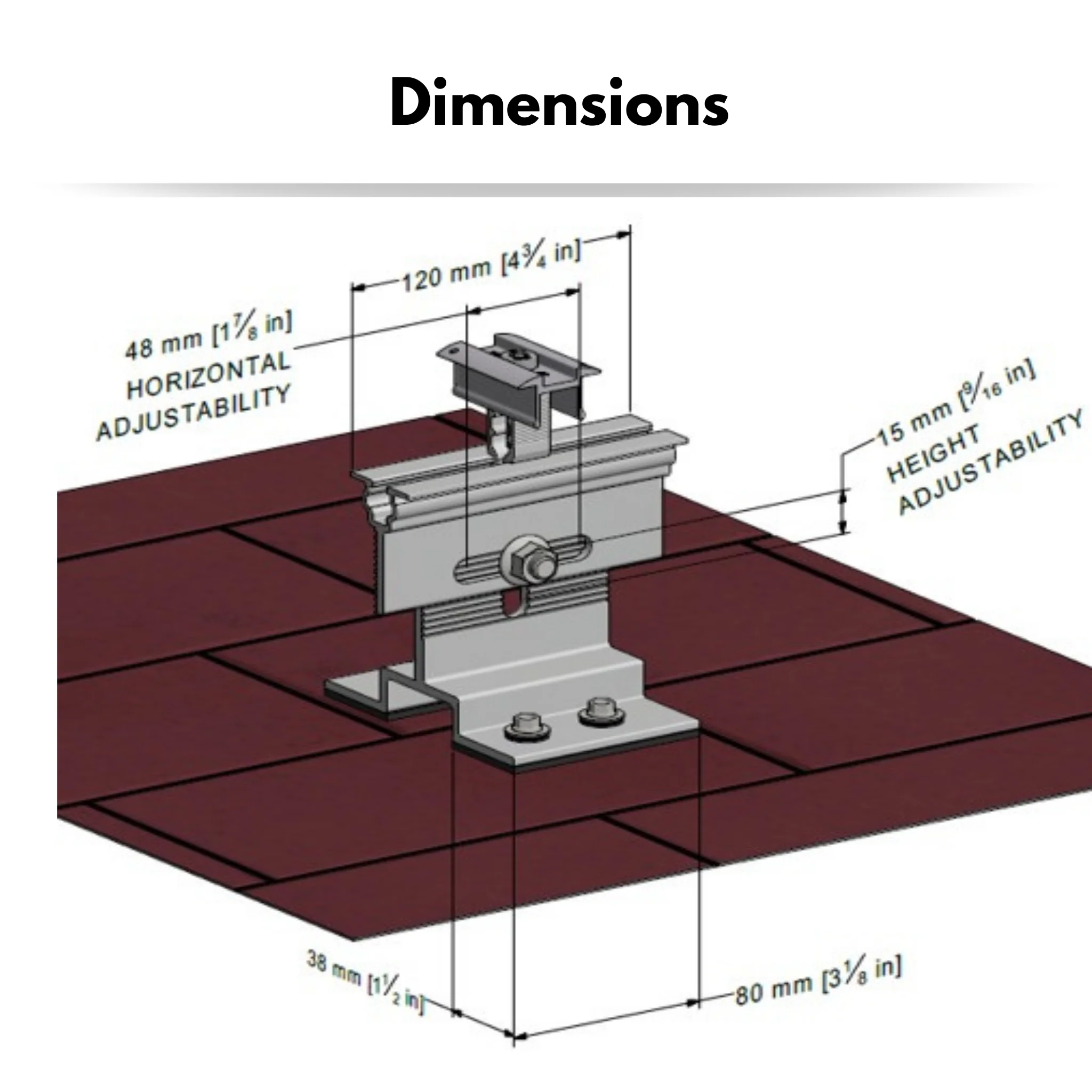 Schletter Railless Shingled Roof Solar Mounting Hardware- FixRL - Image 3