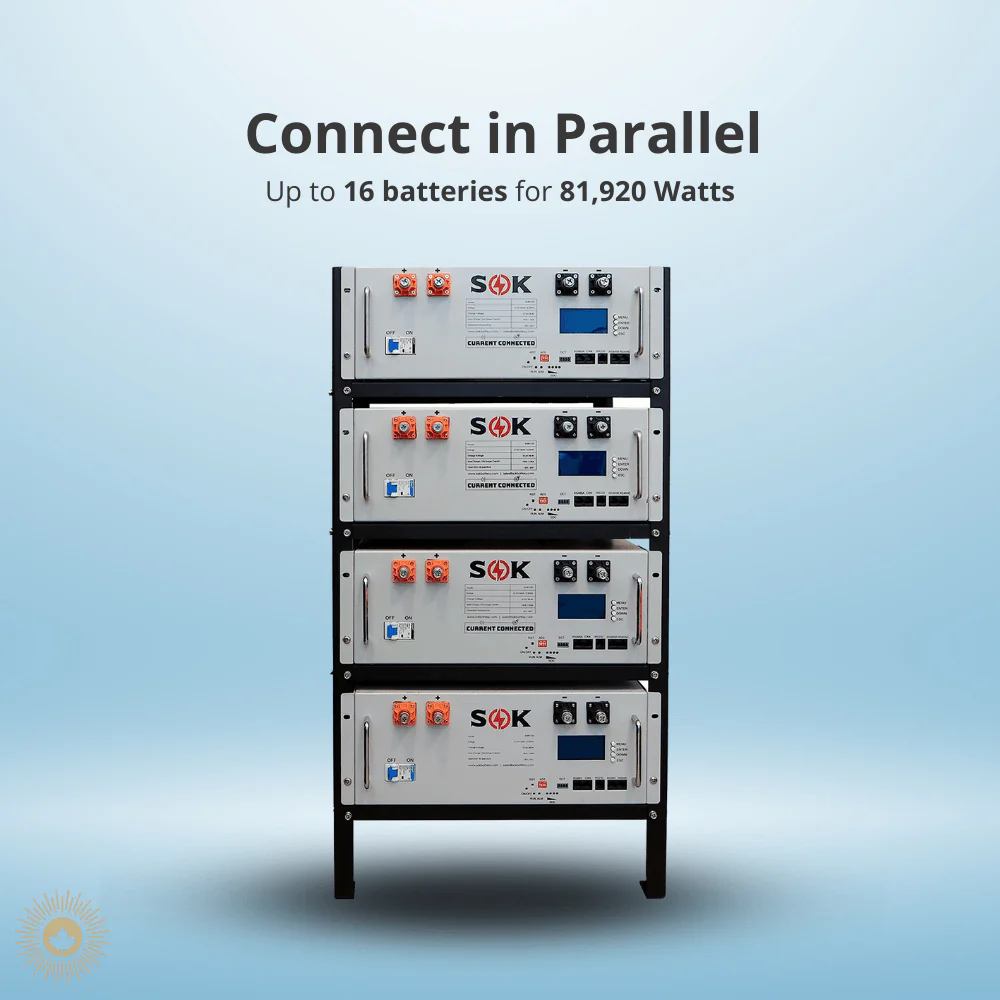 SOK Battery - 100Ah 48v | User-Serviceable | LiFePO4 Server Rack Battery | UL 1973 & UL9540A Certified - Image 5
