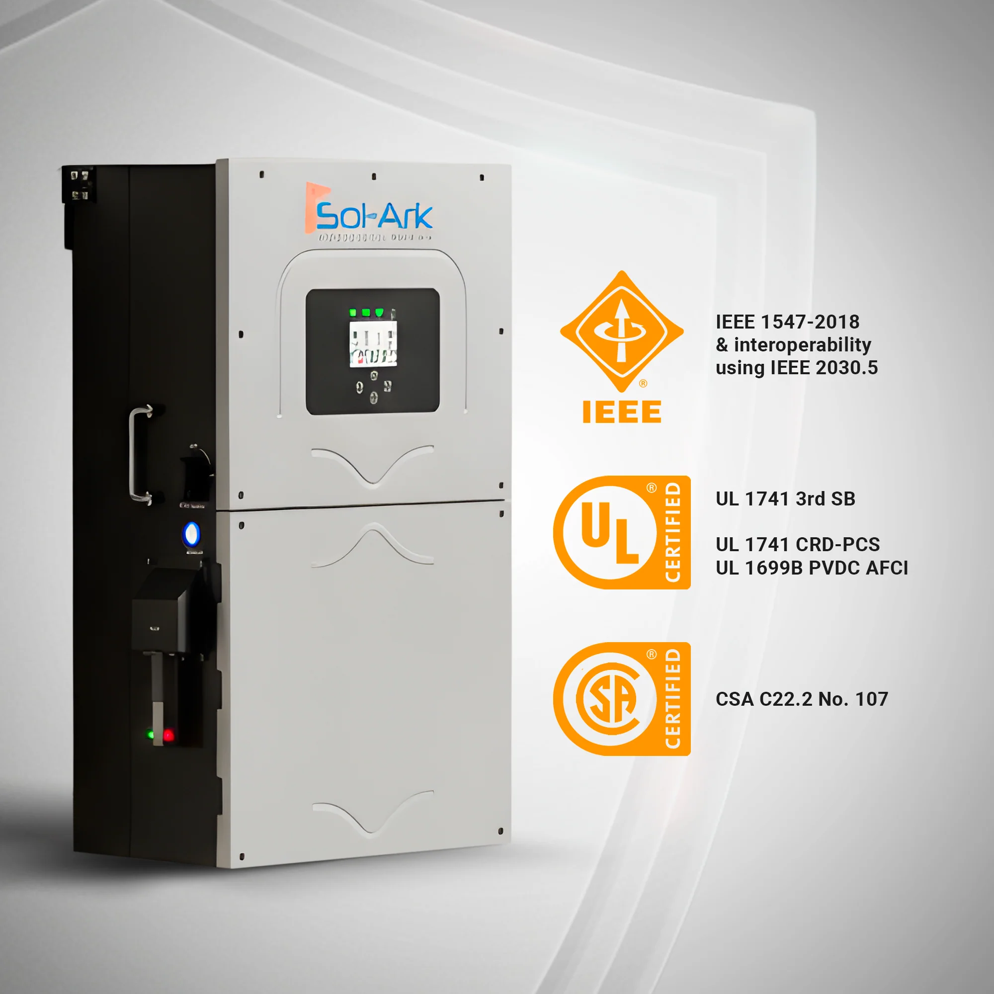 Sol-Ark 18K-2P Premium Hybrid Inverter (Limitless 18K-2P-LV) Whole-Home Backup | 18 kW Continuous / 36 kW Surge | 48 V Battery | 10-Year Warranty - Image 7